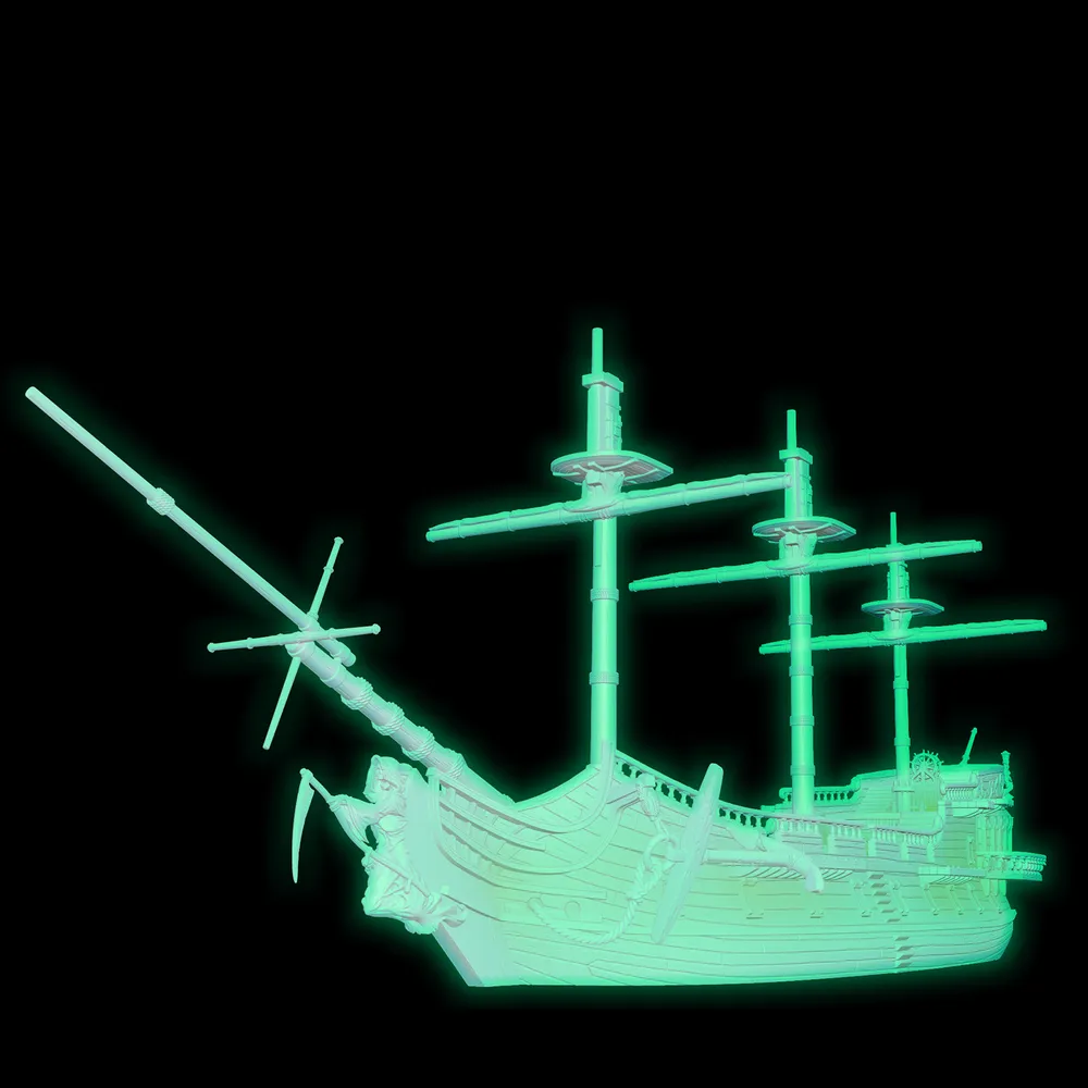 77749 - Storm Wraith Glow In The Dark Pirate Ship
