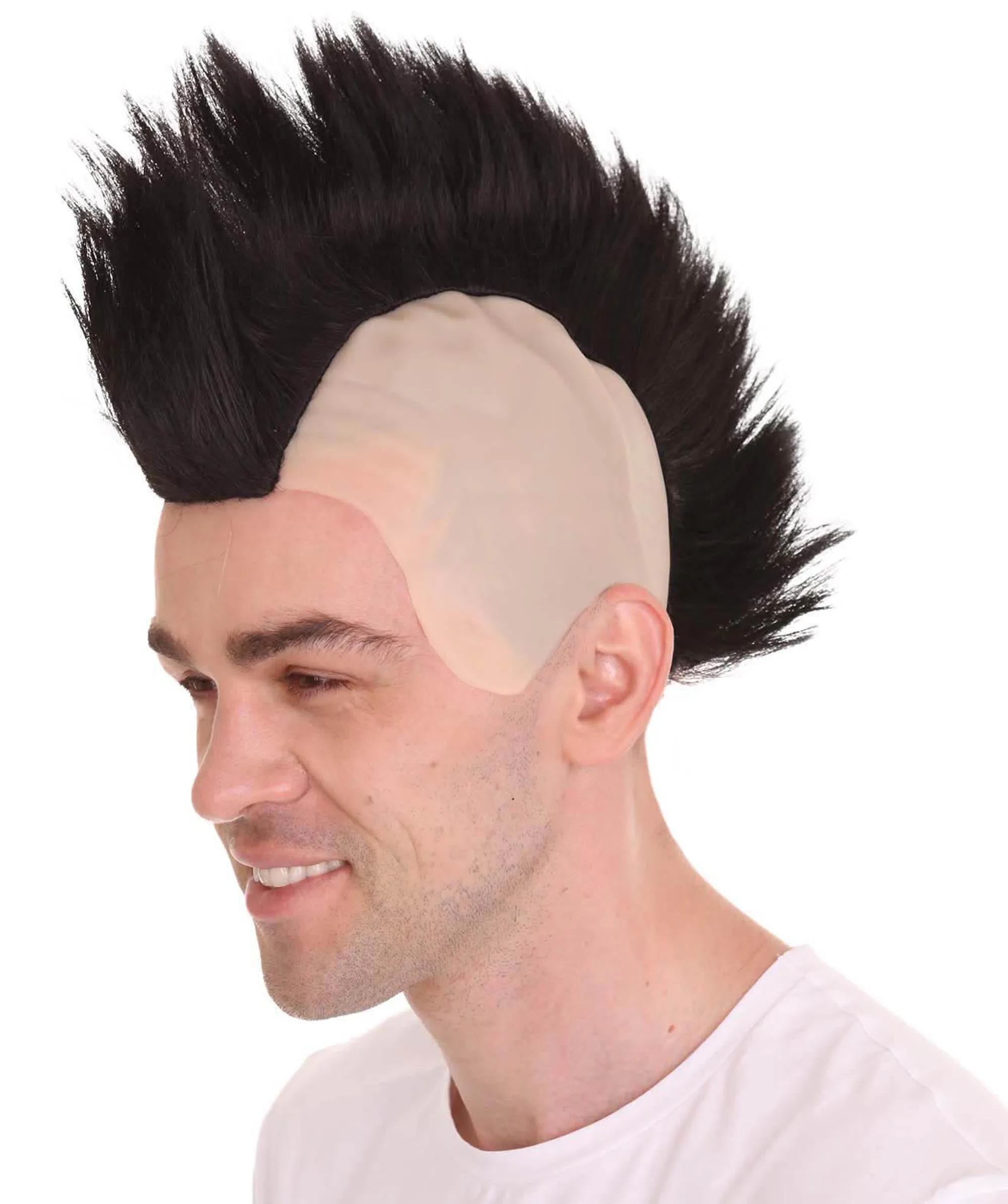 80's Punk Rocker Mohawk Wig | Black Rock / Disco Wigs