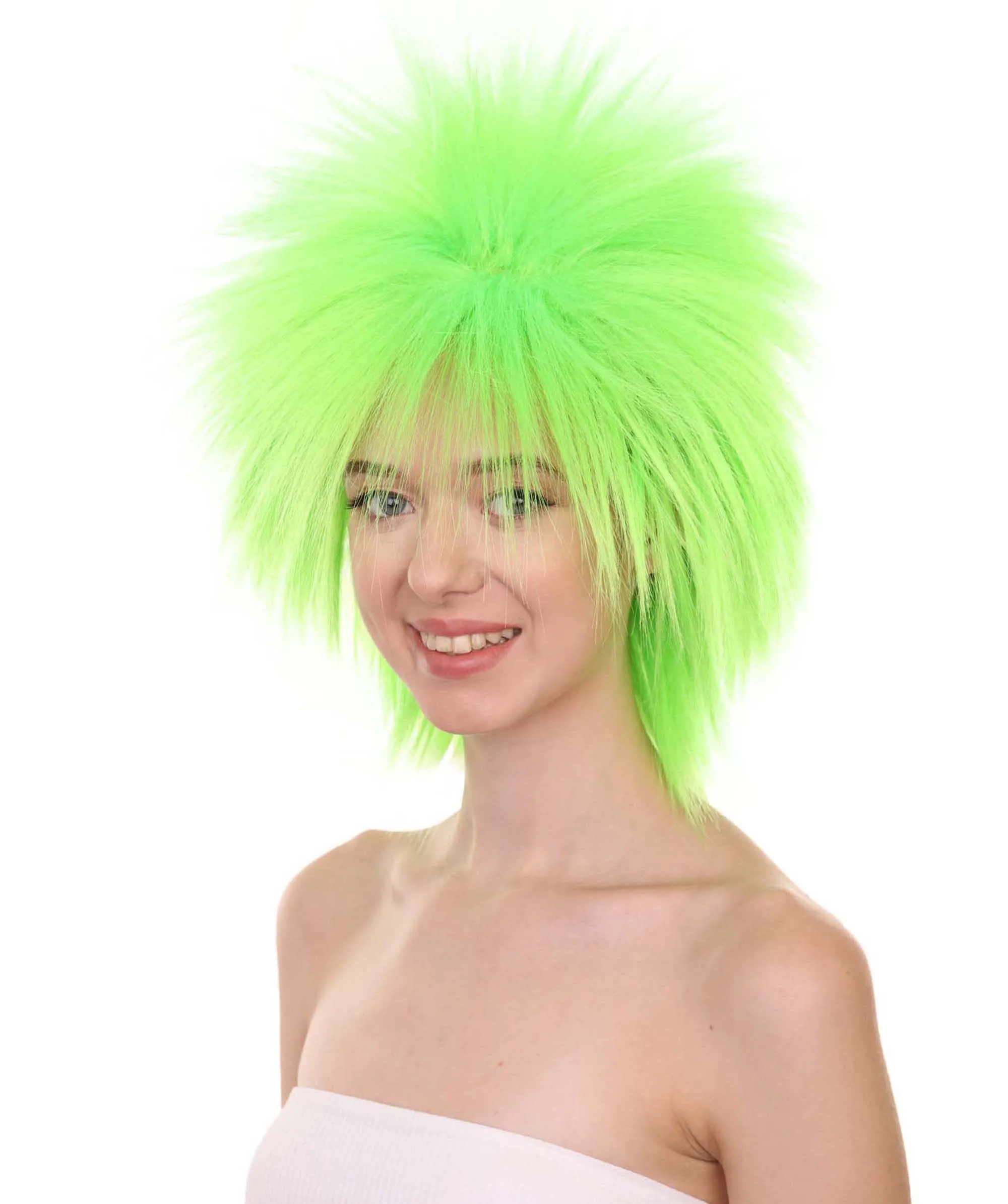 80's Rock Star Disco Funky Punk Collection Women's Wig | Multiple Colors Cosplay Halloween Wig | Premium Breathable Capless Cap