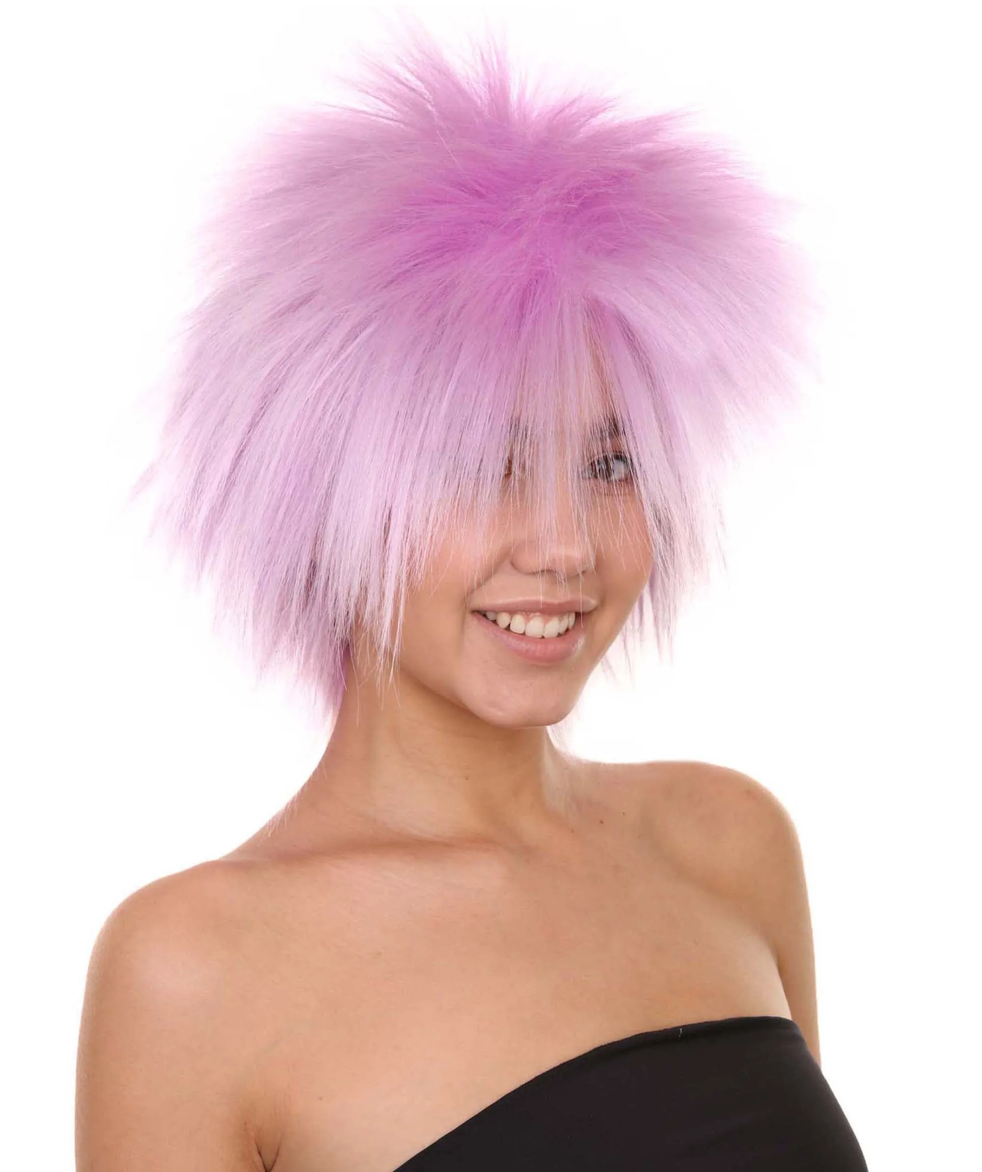 80's Rock Star Disco Funky Punk Collection Women's Wig | Multiple Colors Cosplay Halloween Wig | Premium Breathable Capless Cap