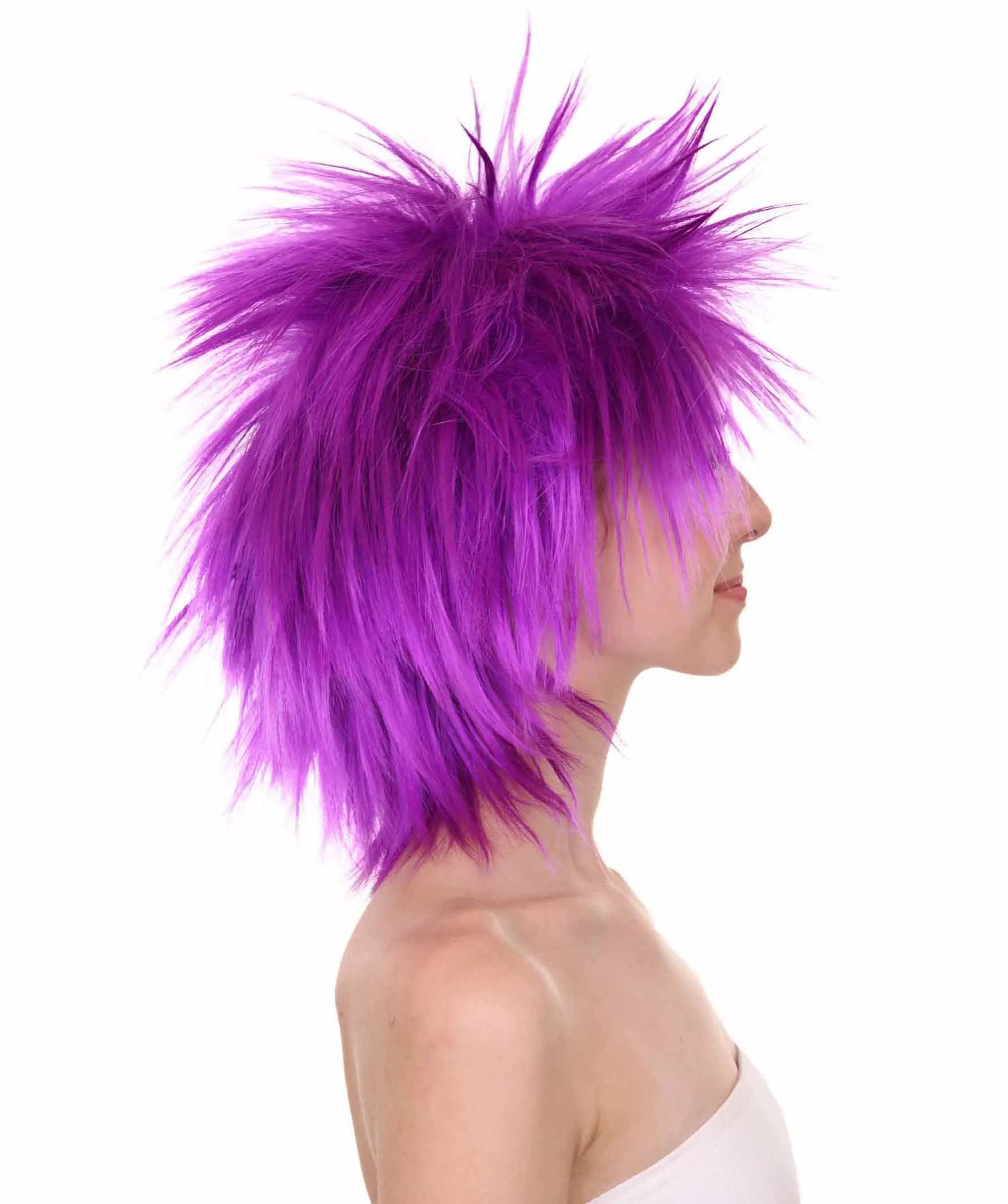 80's Rock Star Disco Funky Punk Collection Women's Wig | Multiple Colors Cosplay Halloween Wig | Premium Breathable Capless Cap