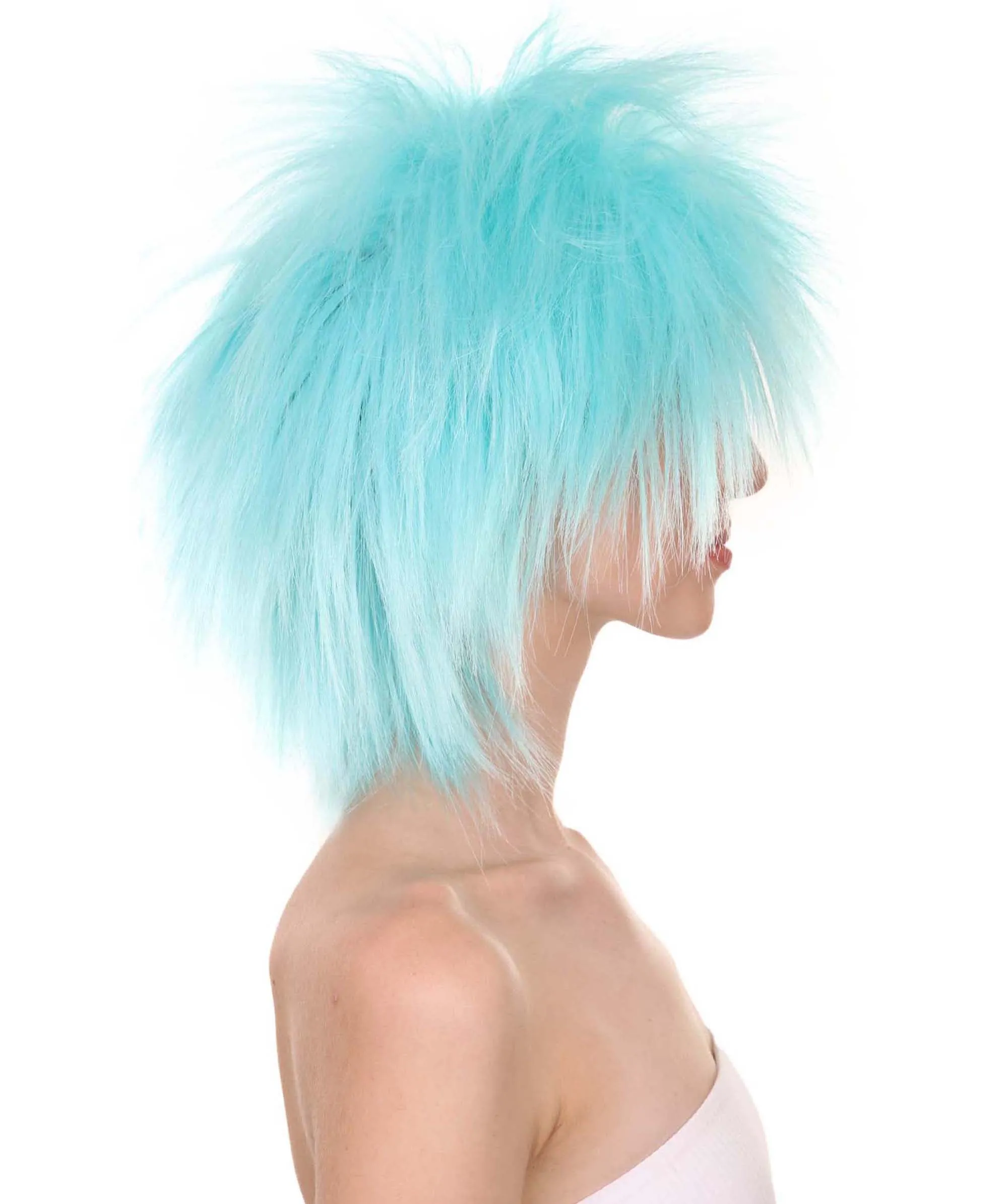 80's Rock Star Disco Funky Punk Collection Women's Wig | Multiple Colors Cosplay Halloween Wig | Premium Breathable Capless Cap
