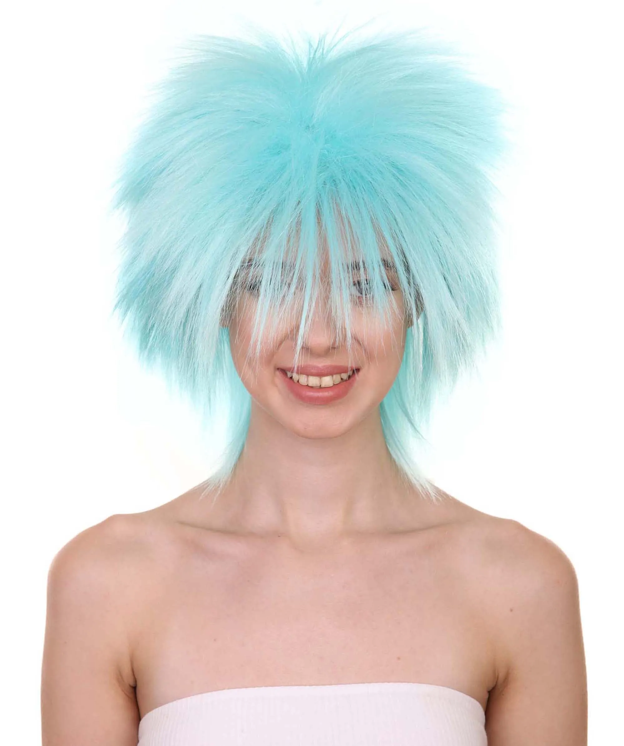 80's Rock Star Disco Funky Punk Collection Women's Wig | Multiple Colors Cosplay Halloween Wig | Premium Breathable Capless Cap
