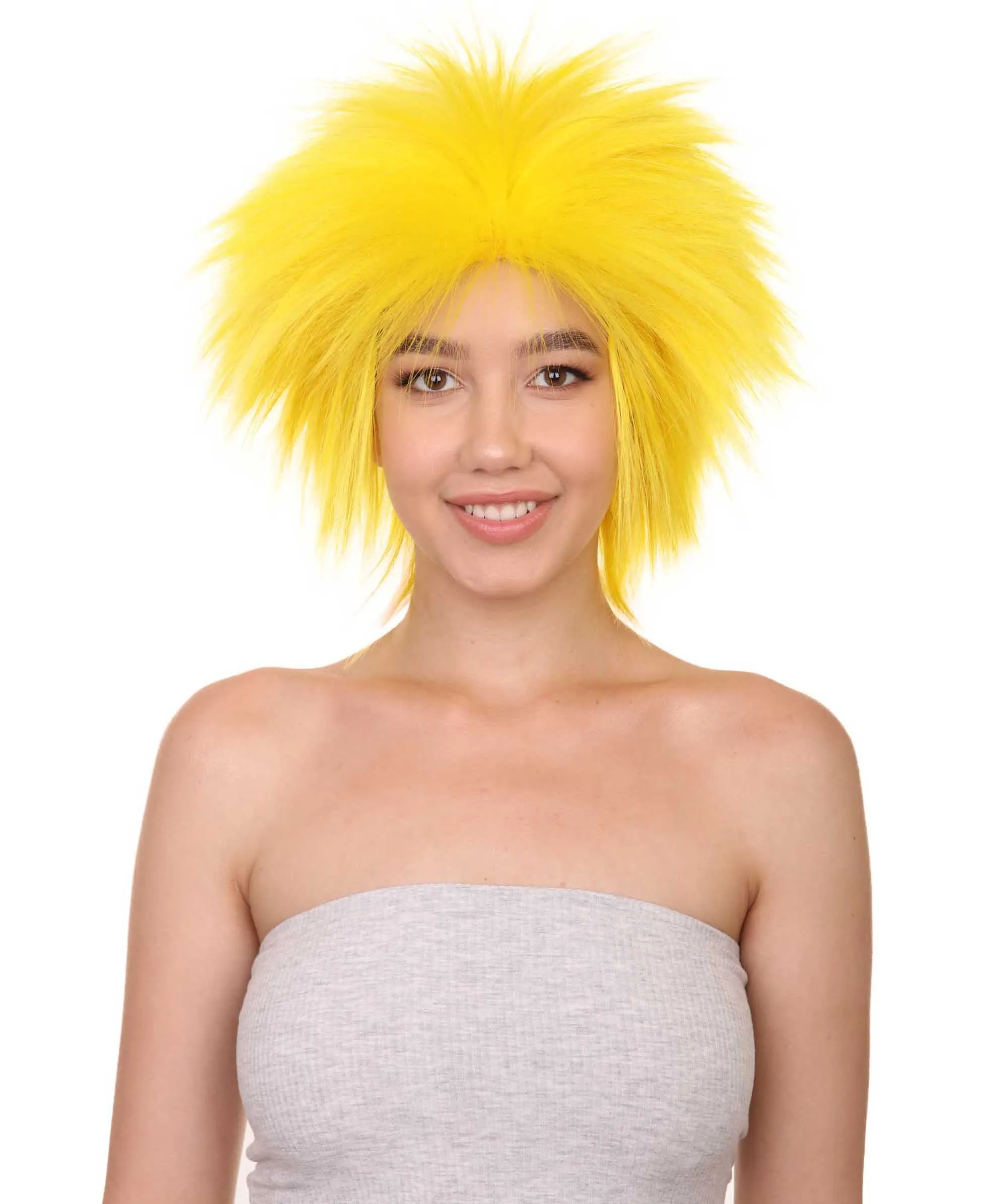 80's Rock Star Disco Funky Punk Collection Women's Wig | Multiple Colors Cosplay Halloween Wig | Premium Breathable Capless Cap