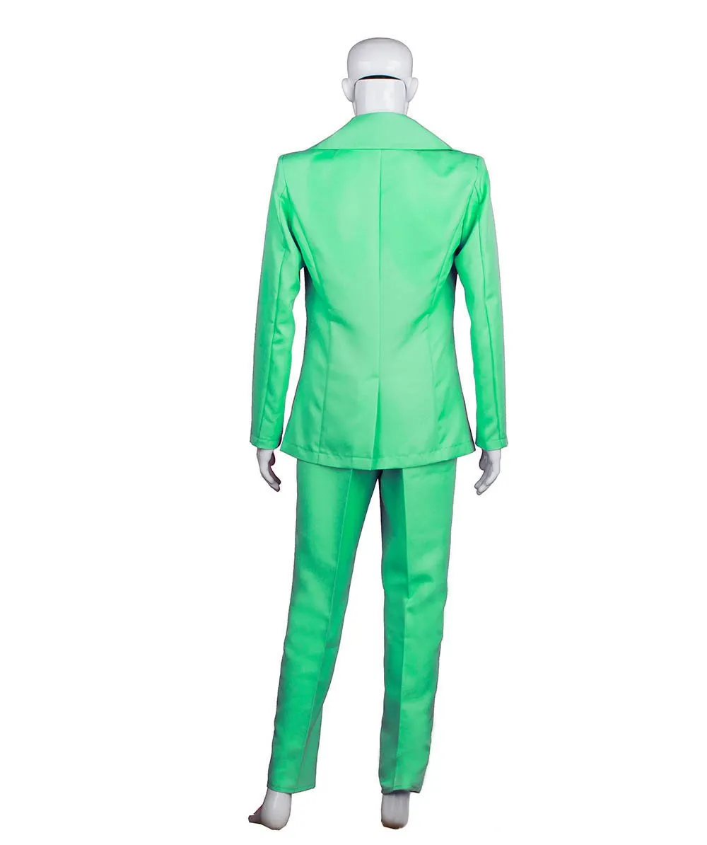 80's Rock Star Suit Costume with Dickie and Tie | Premium Halloween Costume | Multiple Color Options
