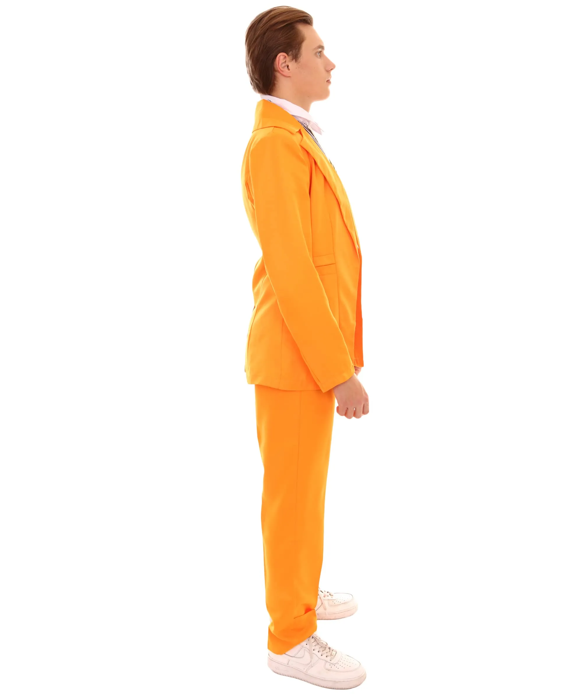80's Rock Star Suit Costume with Dickie and Tie | Premium Halloween Costume | Multiple Color Options