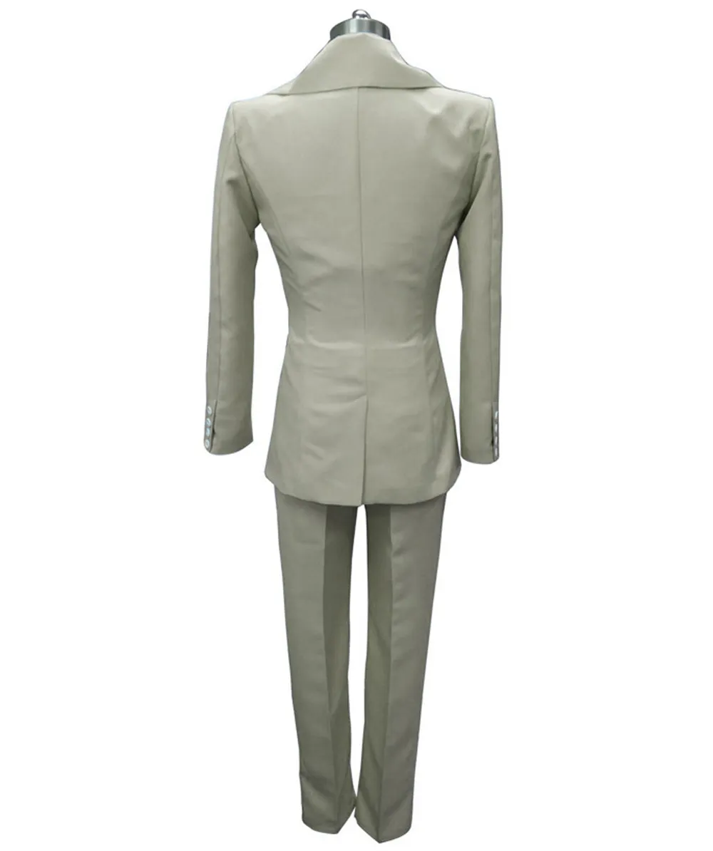 80's Rock Star Suit Costume with Dickie and Tie | Premium Halloween Costume | Multiple Color Options