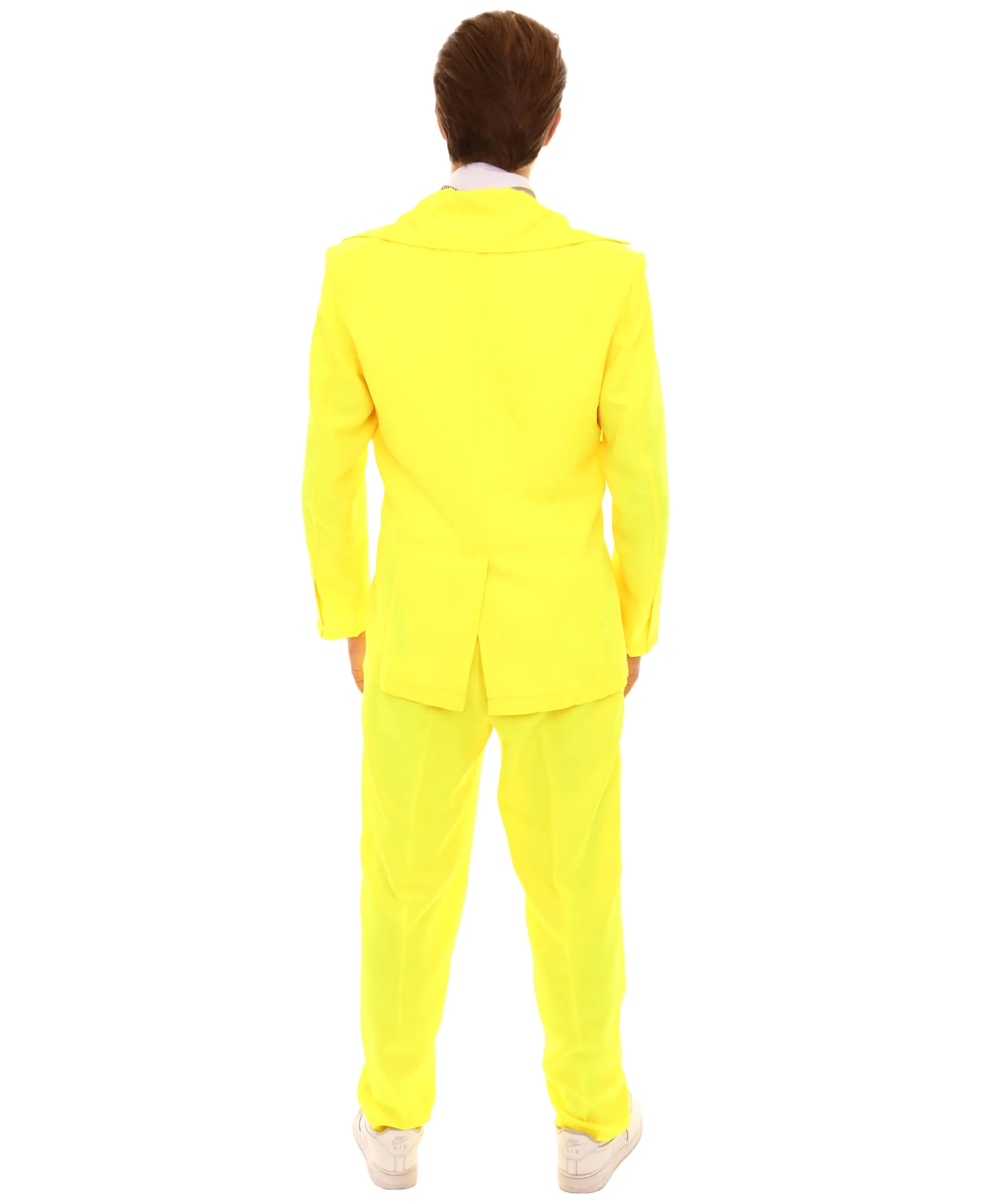80's Rock Star Suit Costume with Dickie and Tie | Premium Halloween Costume | Multiple Color Options