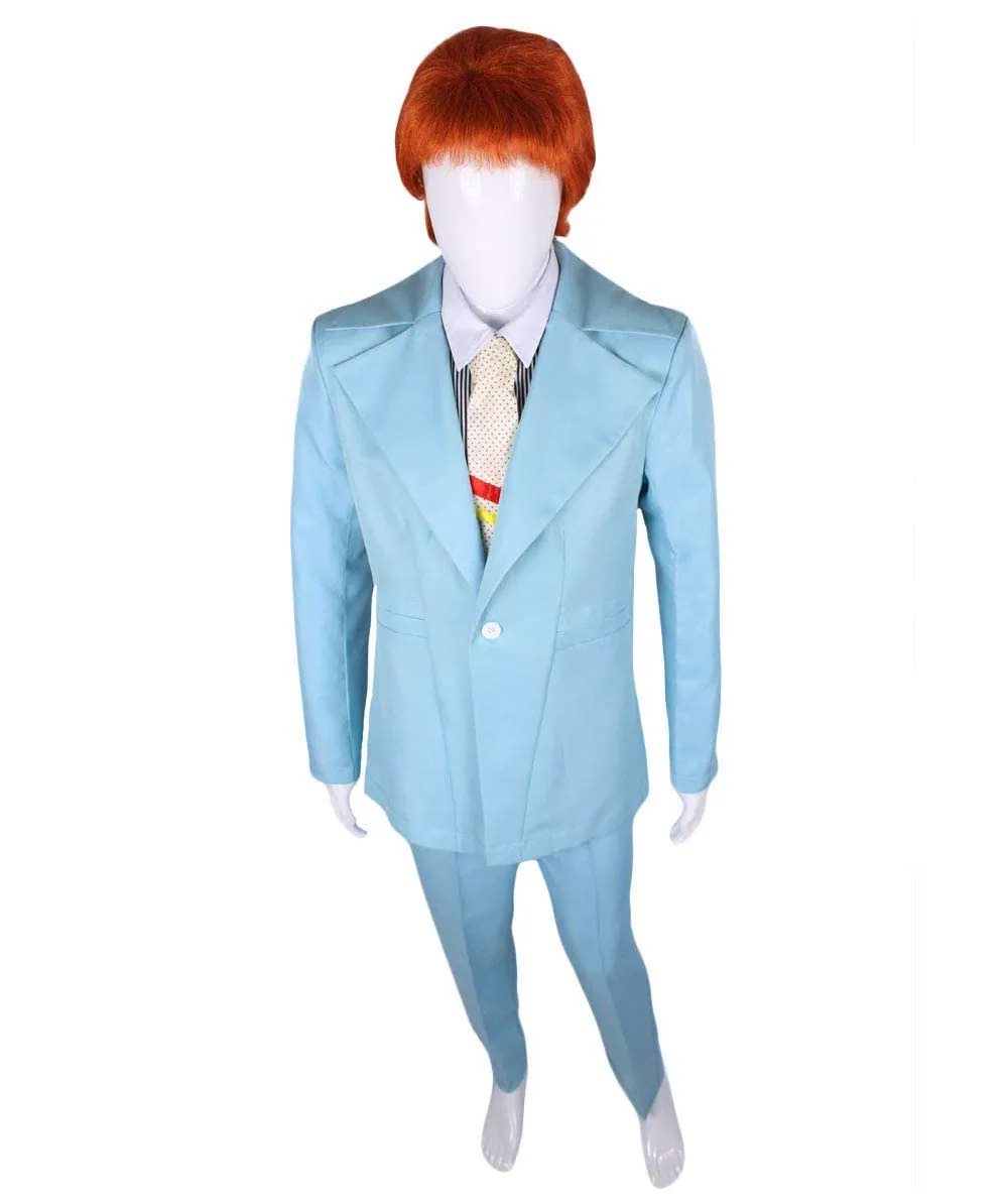 80's Rock Star Suit Costume with Dickie and Tie | Premium Halloween Costume | Multiple Color Options