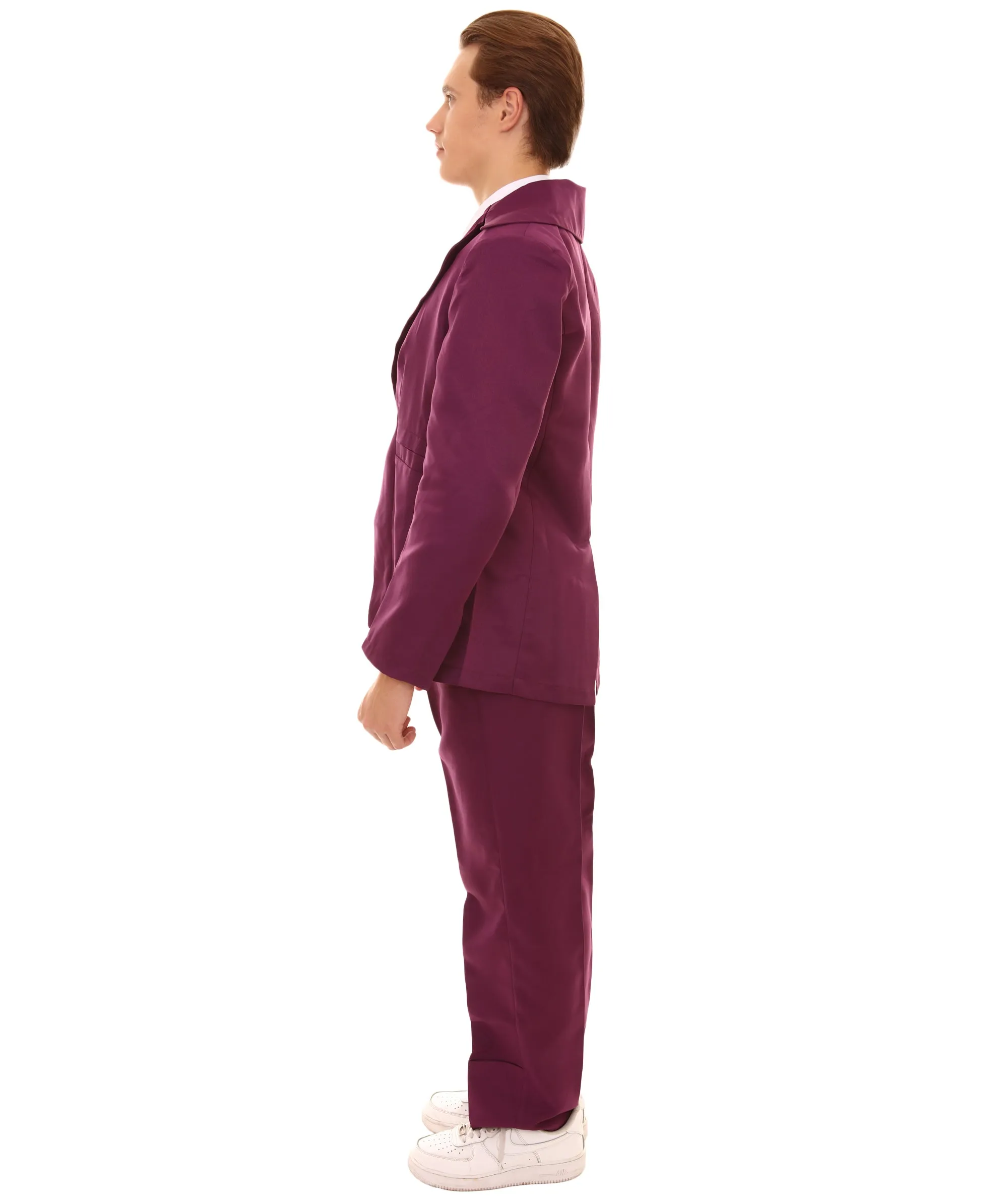 80's Rock Star Suit Costume with Dickie and Tie | Premium Halloween Costume | Multiple Color Options