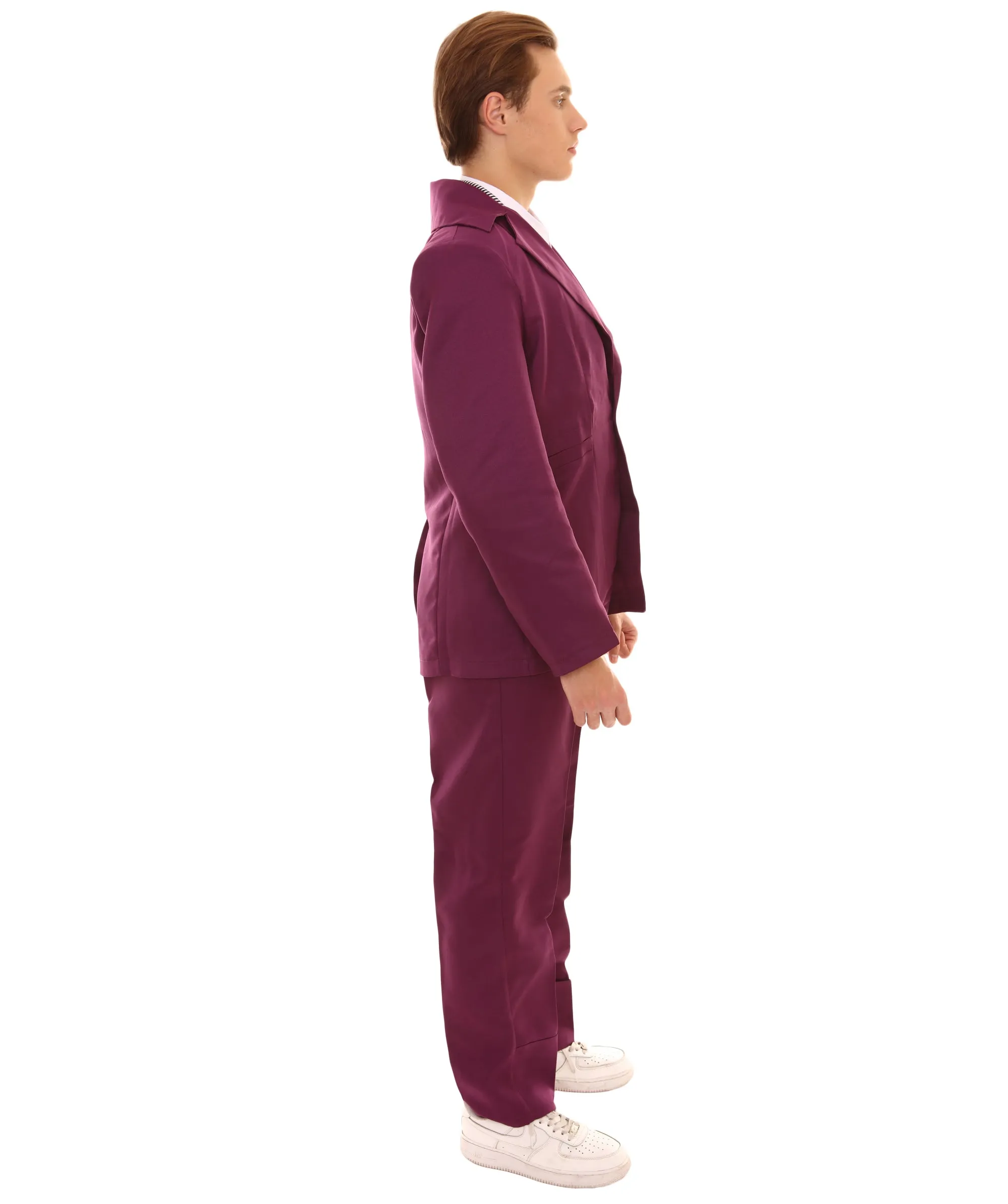 80's Rock Star Suit Costume with Dickie and Tie | Premium Halloween Costume | Multiple Color Options