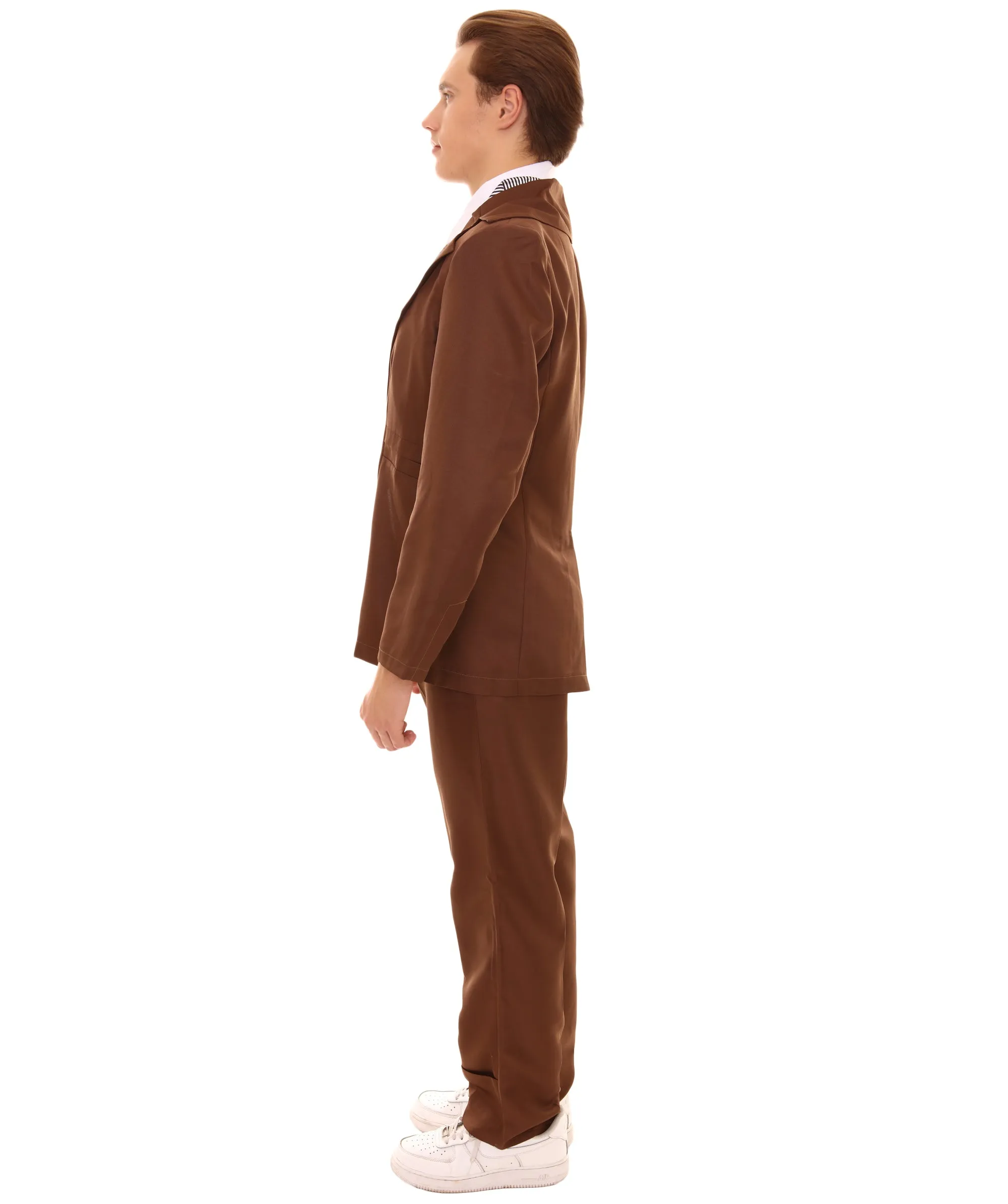 80's Rock Star Suit Costume with Dickie and Tie | Premium Halloween Costume | Multiple Color Options
