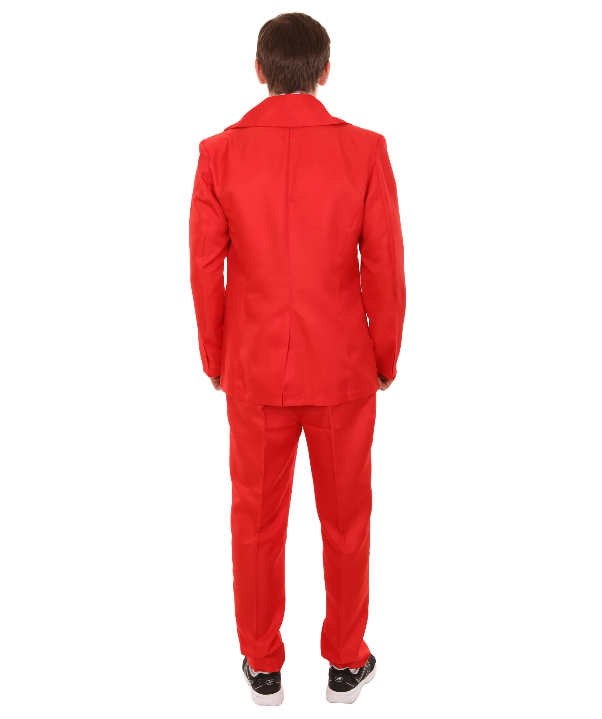 80's Rock Star Suit Costume with Dickie and Tie | Premium Halloween Costume | Multiple Color Options