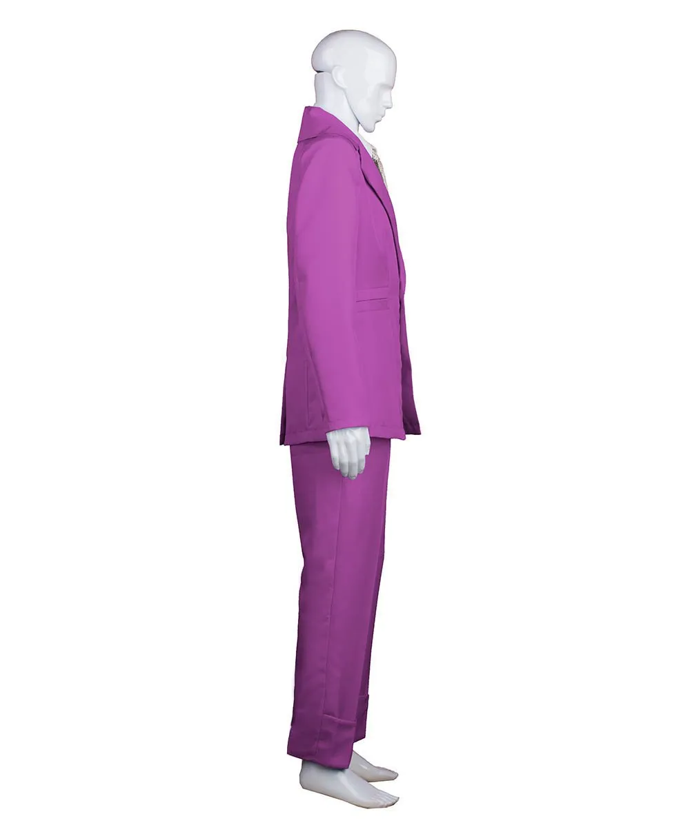80's Rock Star Suit Costume with Dickie and Tie | Premium Halloween Costume | Multiple Color Options