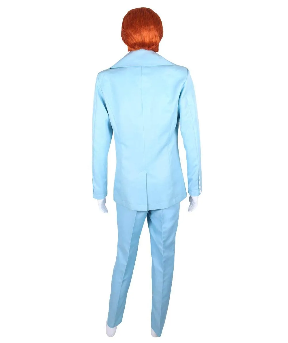 80's Rock Star Suit Costume with Dickie and Tie | Premium Halloween Costume | Multiple Color Options