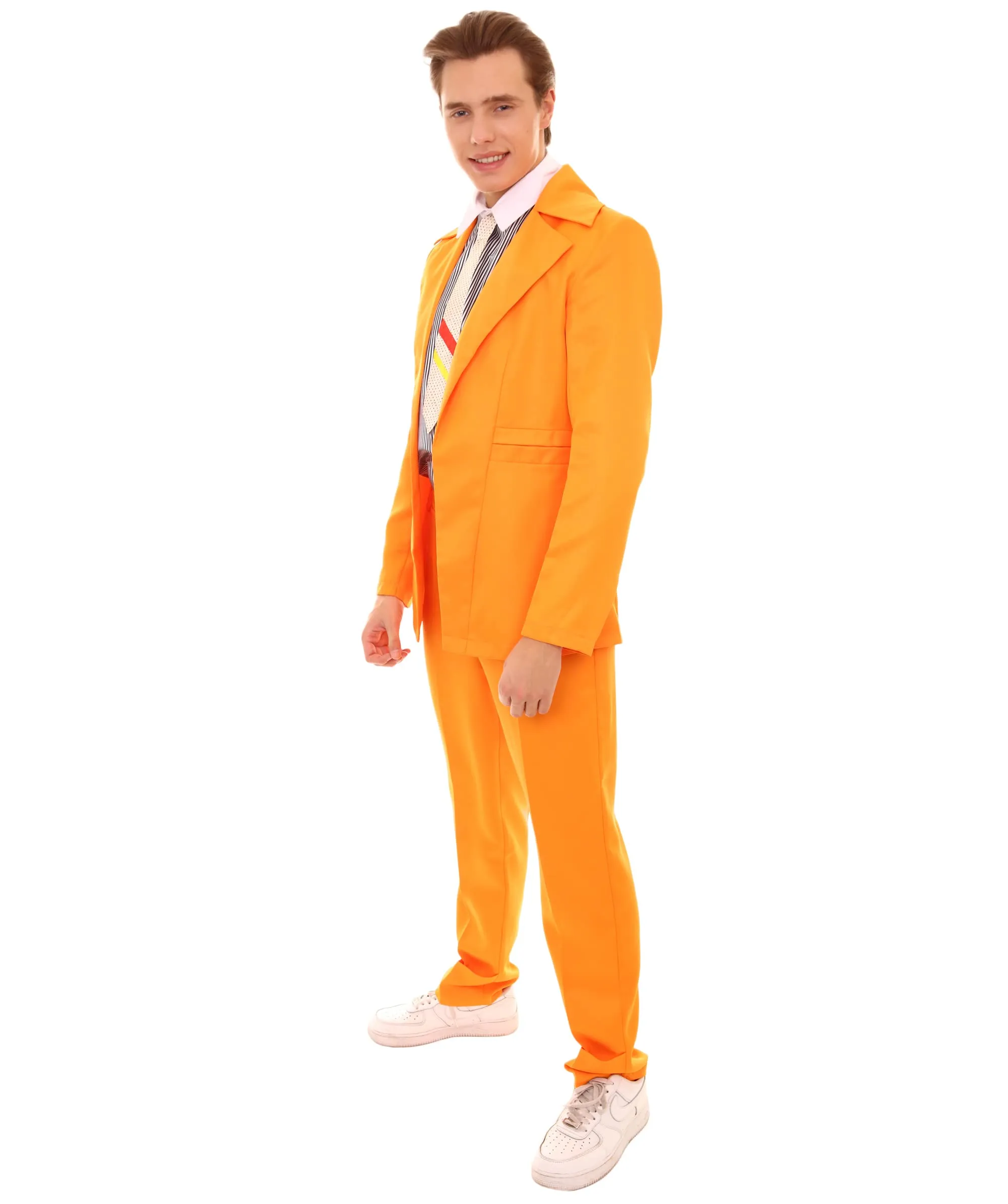 80's Rock Star Suit Costume with Dickie and Tie | Premium Halloween Costume | Multiple Color Options