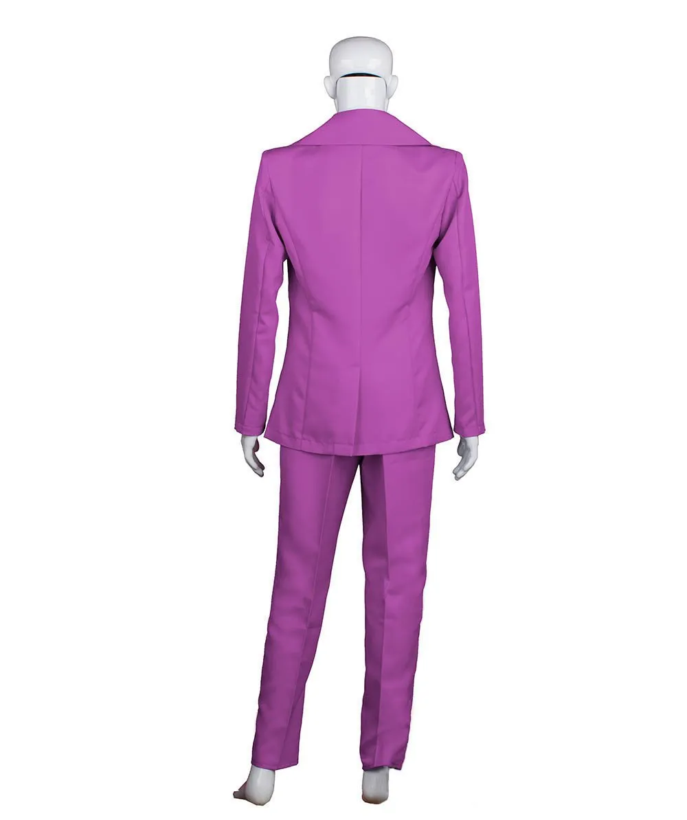 80's Rock Star Suit Costume with Dickie and Tie | Premium Halloween Costume | Multiple Color Options