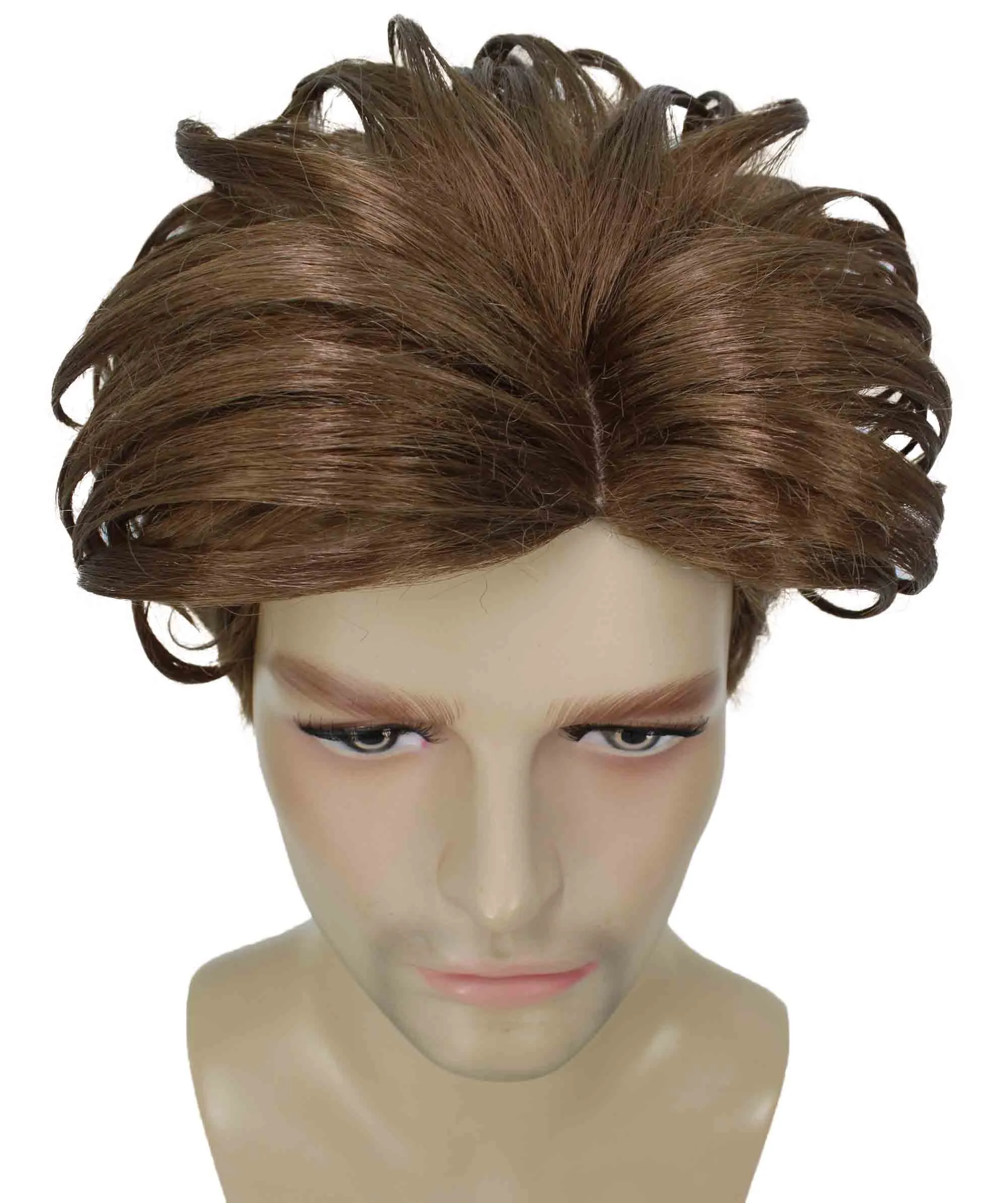 90's Rave Guy | Men's Short Gelled Middle Part | Halloween Wig | Multiple colors