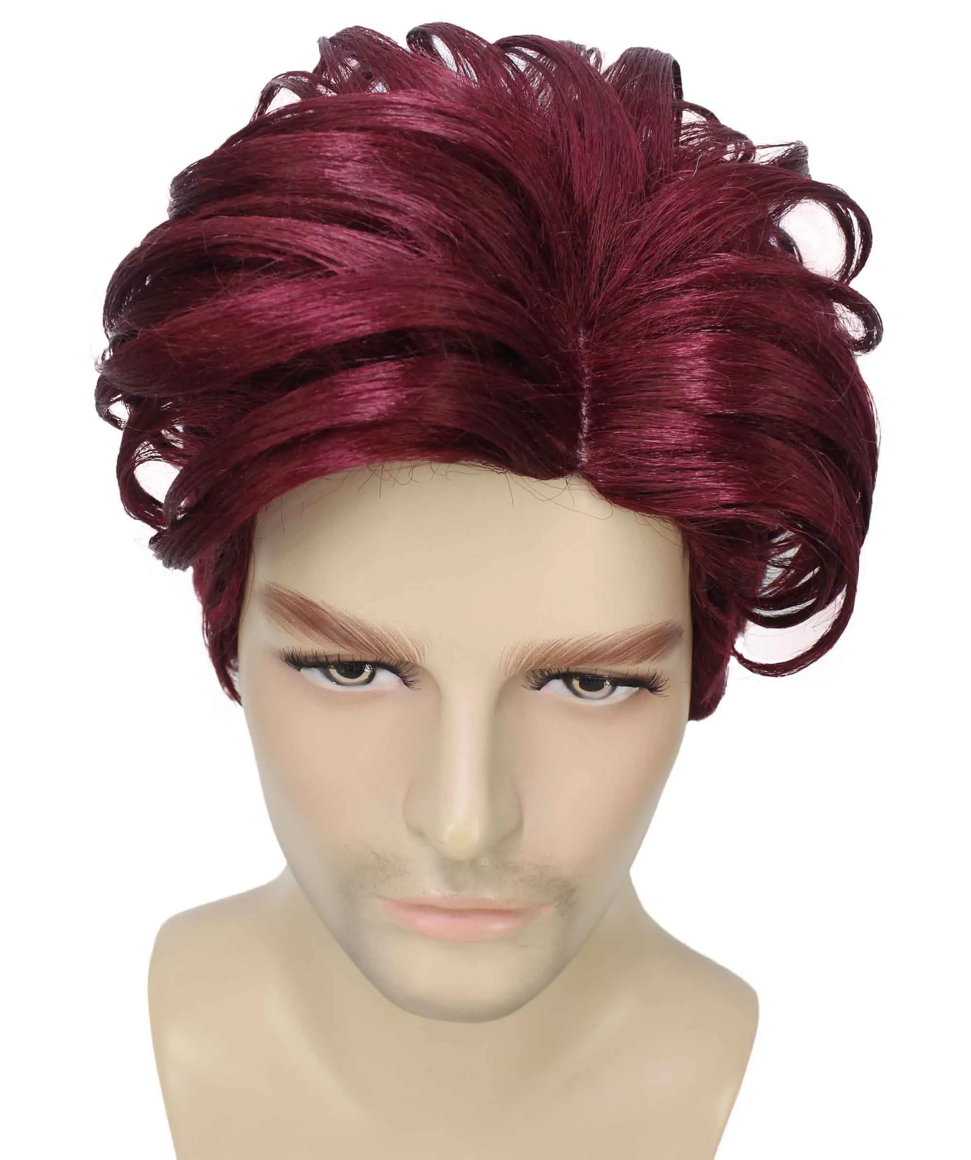 90's Rave Guy | Men's Short Gelled Middle Part | Halloween Wig | Multiple colors