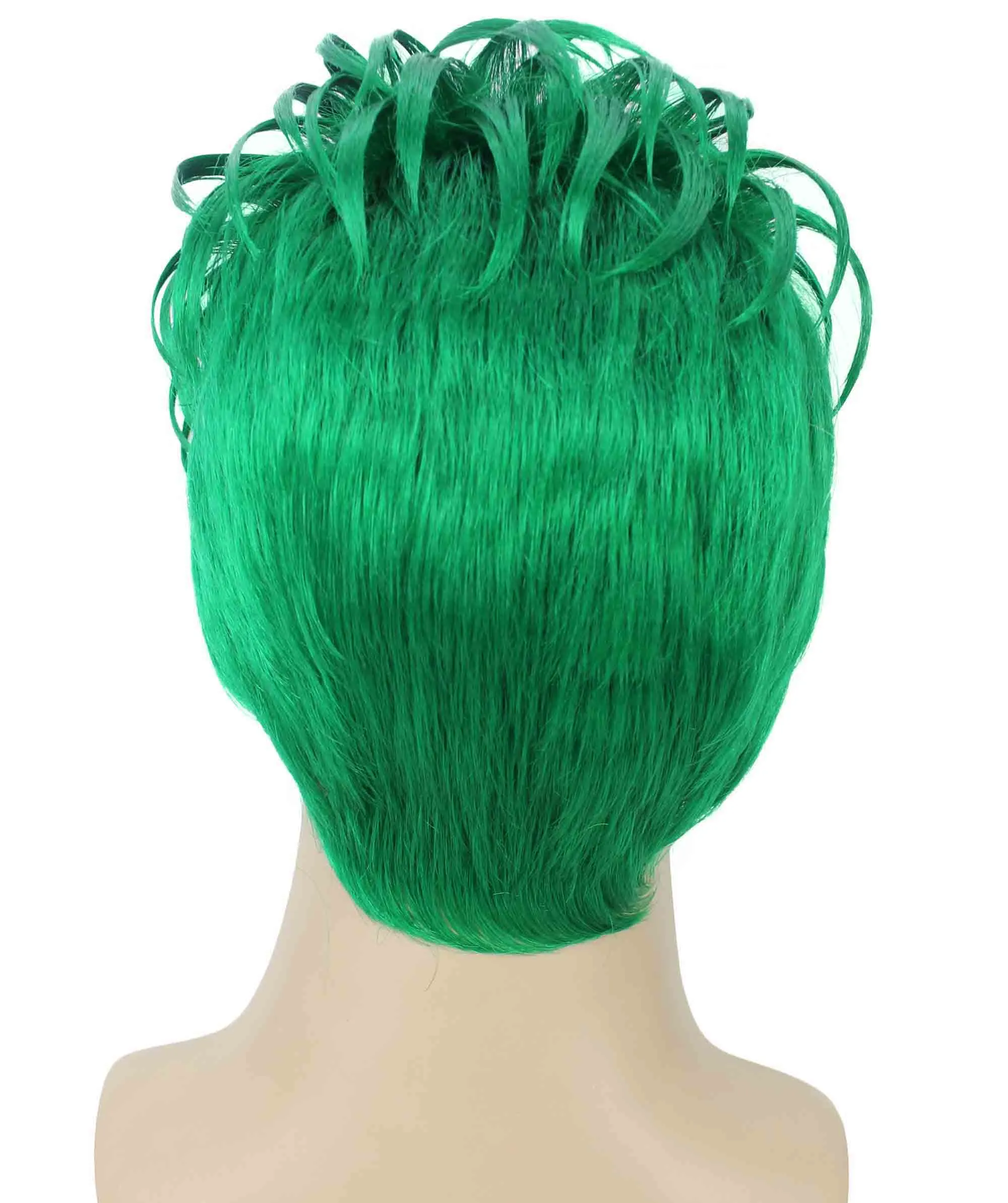 90's Rave Guy | Men's Short Gelled Middle Part | Halloween Wig | Multiple colors