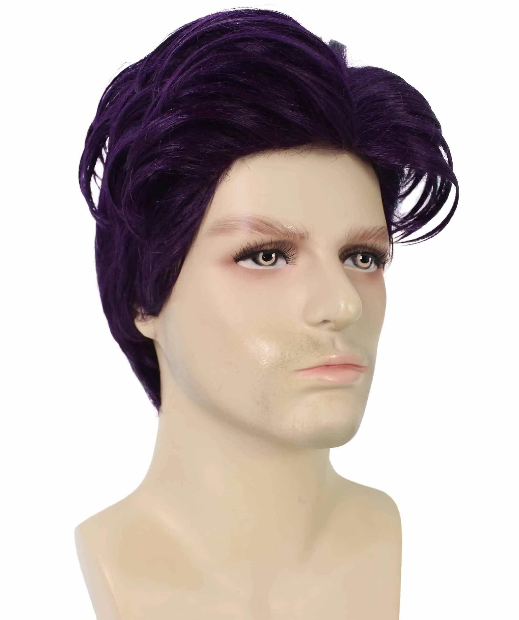 90's Rave Guy | Men's Short Gelled Middle Part | Halloween Wig | Multiple colors