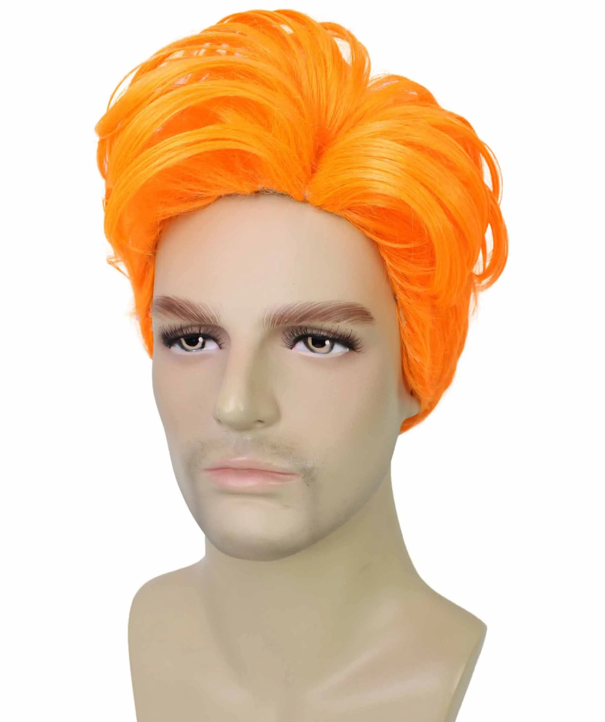 90's Rave Guy | Men's Short Gelled Middle Part | Halloween Wig | Multiple colors