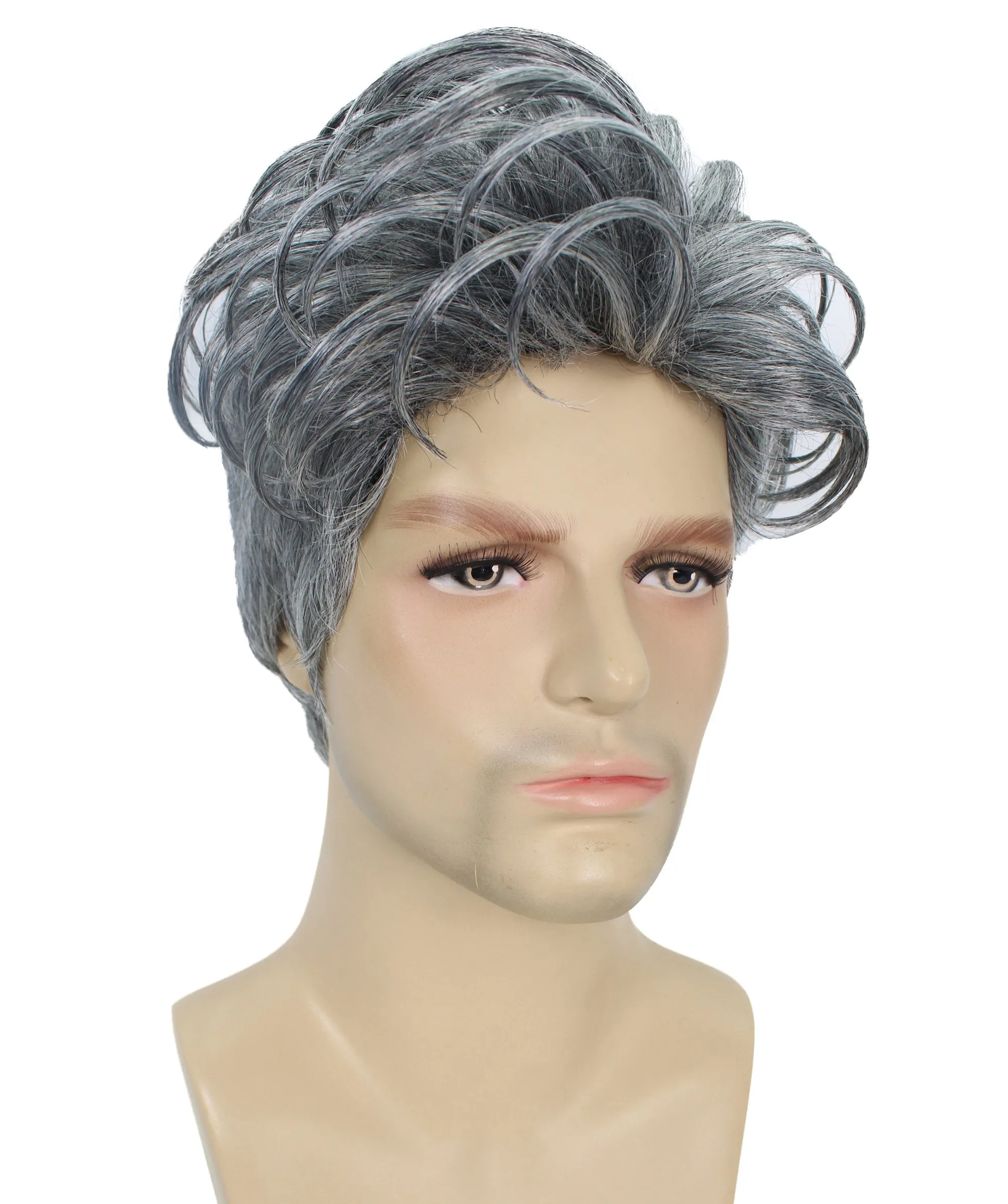 90's Rave Guy | Men's Short Gelled Middle Part | Halloween Wig | Multiple colors
