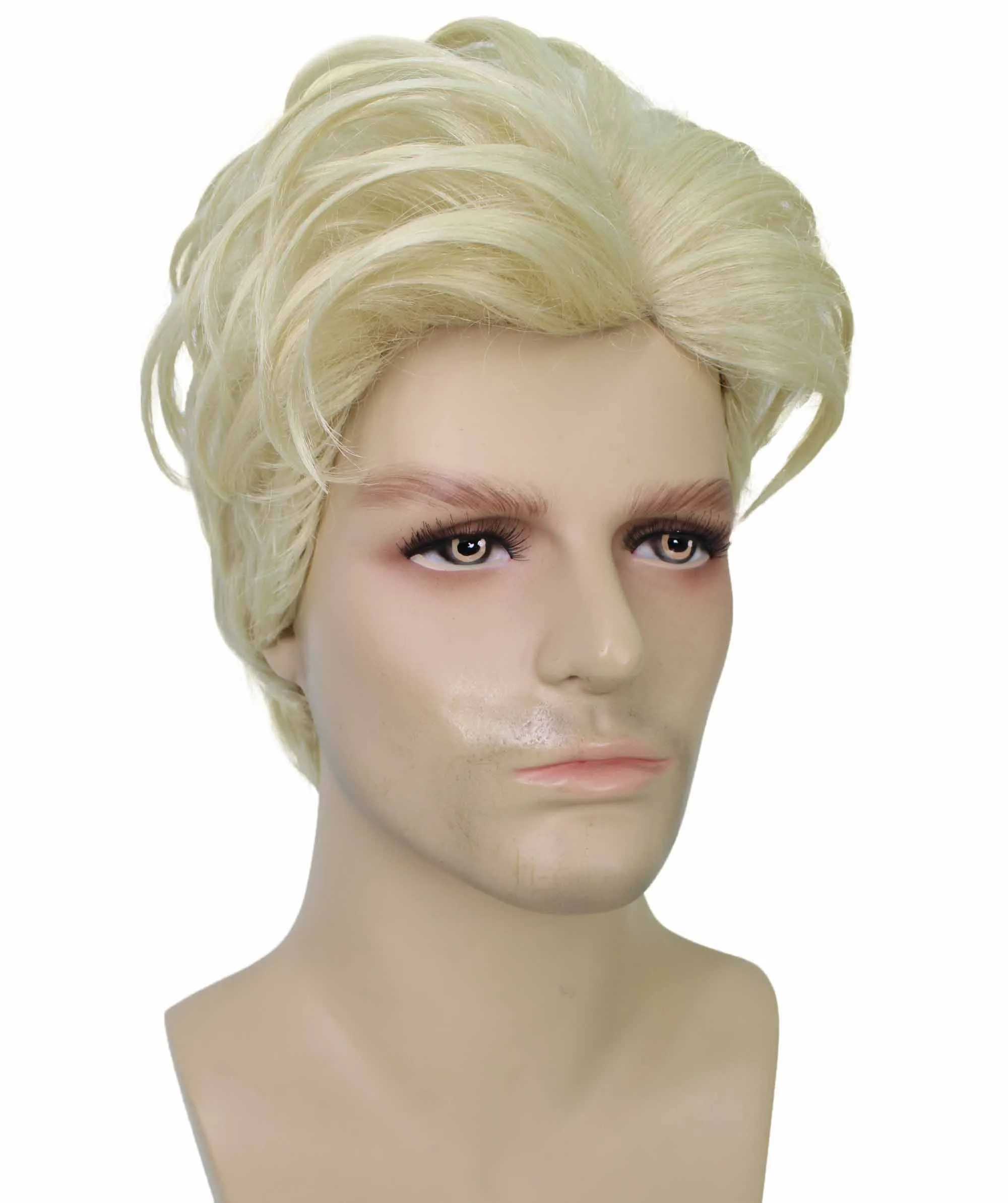 90's Rave Guy | Men's Short Gelled Middle Part | Halloween Wig | Multiple colors