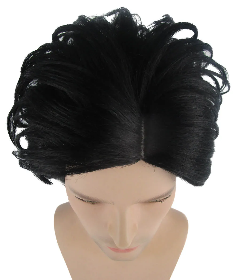 90's Rave Guy | Men's Short Gelled Middle Part | Halloween Wig | Multiple colors