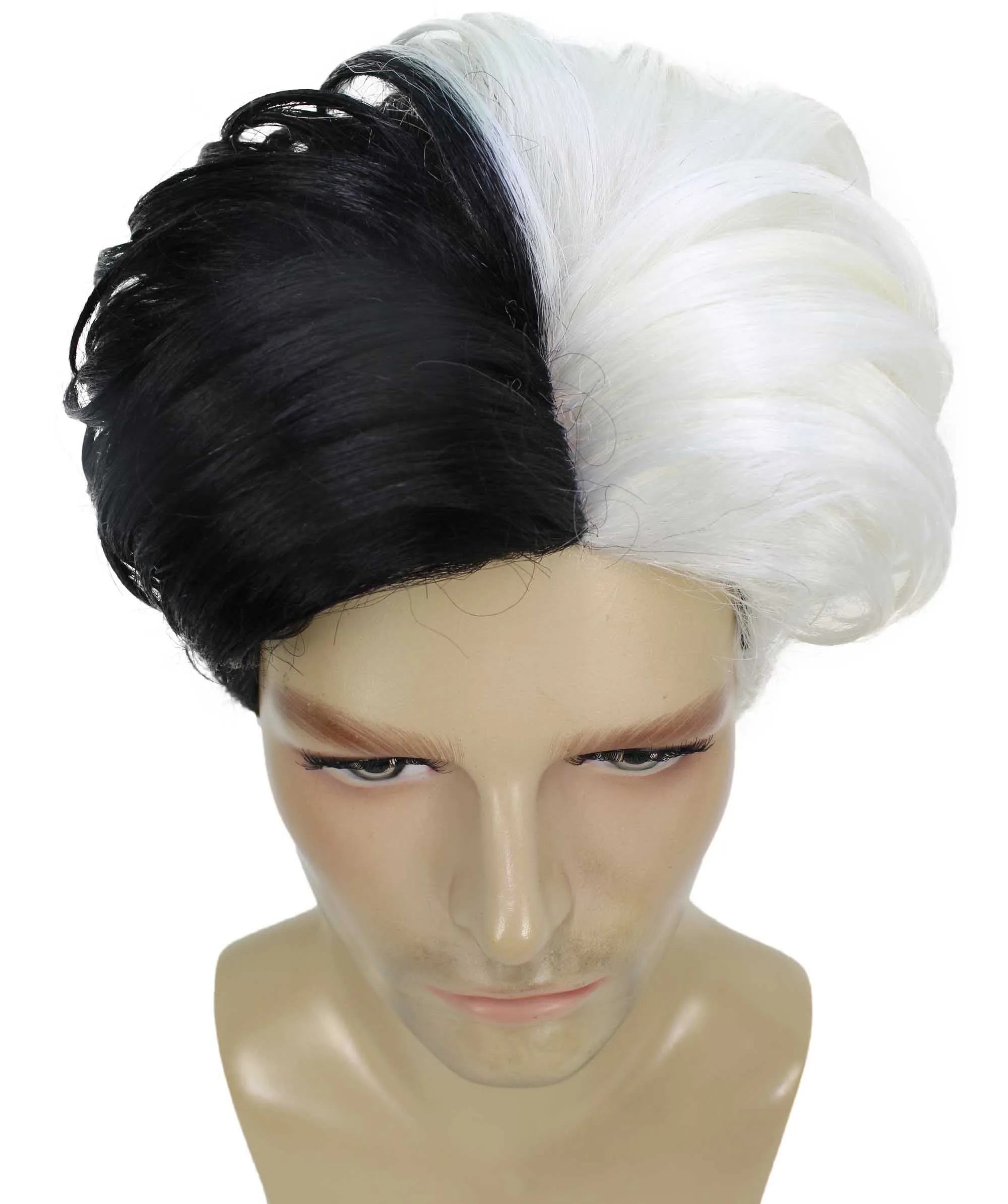 90's Rave Guy | Men's Short Gelled Middle Part | Halloween Wig | Multiple colors
