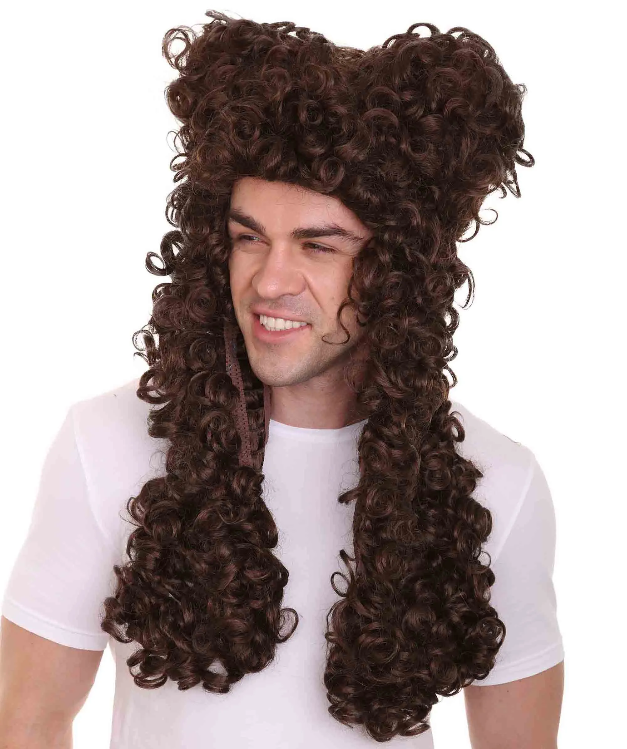 Adult 18th Century Nobleman Wig | Historical Wig | Perfect for Halloween| Breathable Capless Cap Design