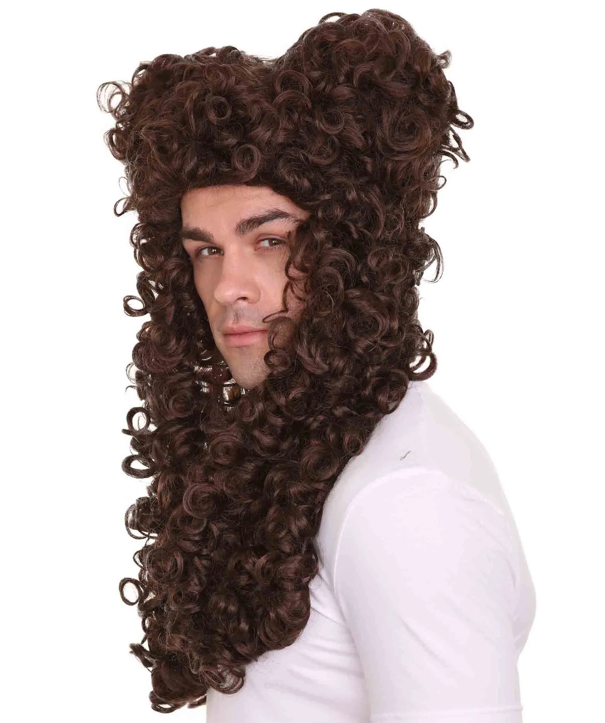 Adult 18th Century Nobleman Wig | Historical Wig | Perfect for Halloween| Breathable Capless Cap Design