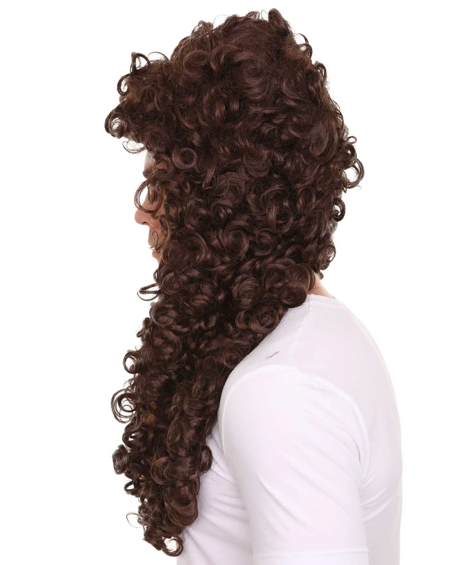 Adult 18th Century Nobleman Wig | Historical Wig | Perfect for Halloween| Breathable Capless Cap Design