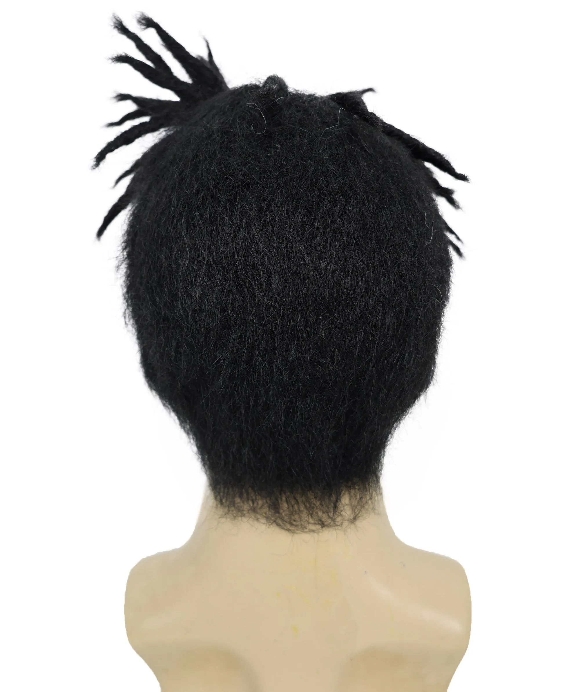 Adult Men American Rapper Half- Multiple Colors Dreadlock Updo Wig I Flame-retardant Synthetic Fiber