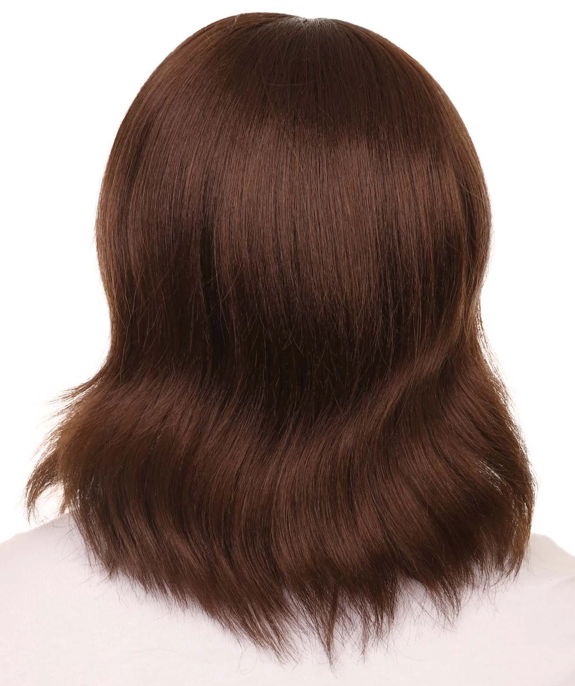 Adult Men's 12.5" Inch Medium Length Halloween Cosplay Robotic Rockerboy Costume Wig, Synthetic Soft Fiber Hair, Perfect for your next Festival and Group Anime Party! | HPO