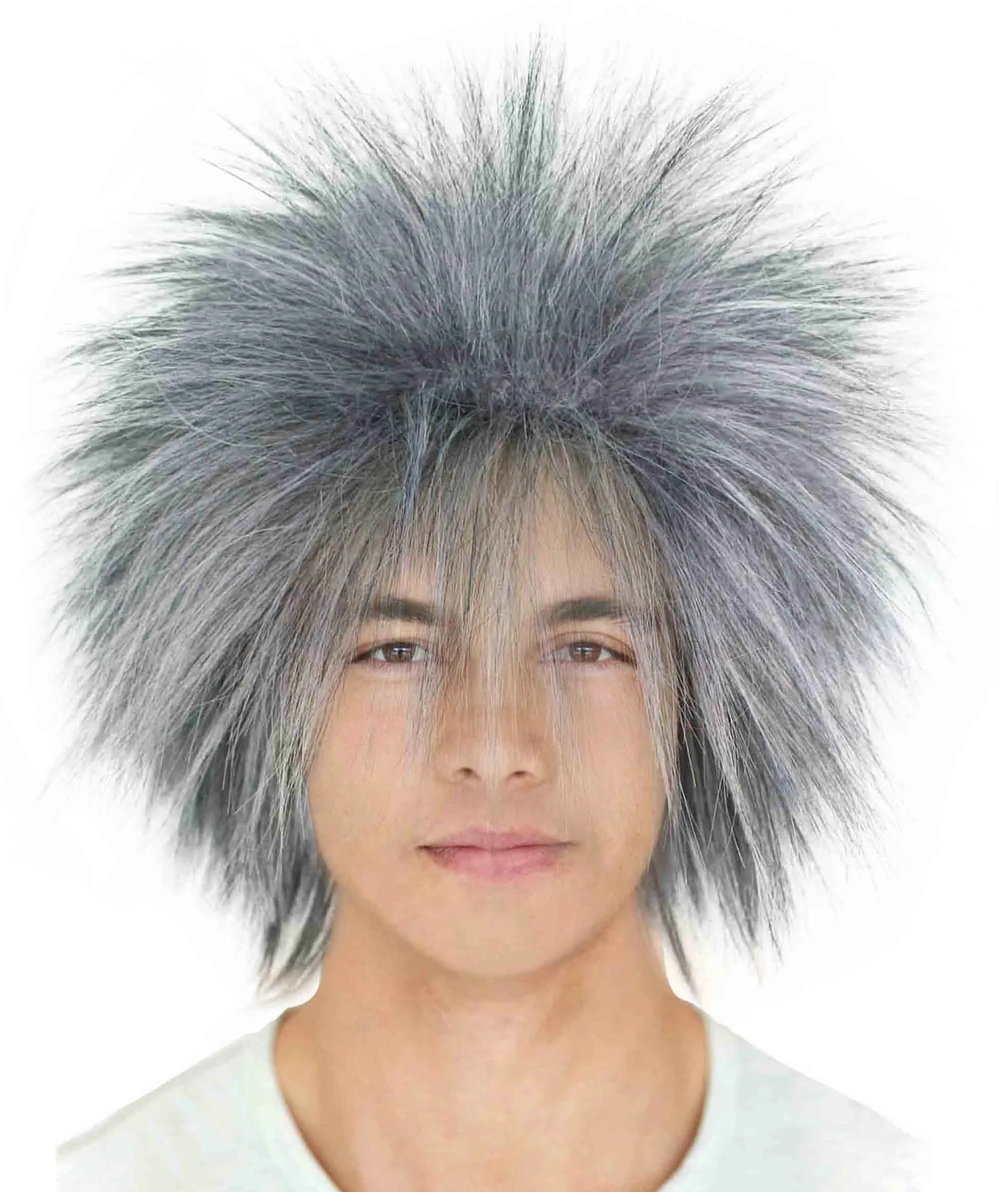 Adult Men's 80’s Rock Style Multi Color Options Wig, Synthetic Soft Fiber Hair, Perfect for your next Festival and Group Anime Party!