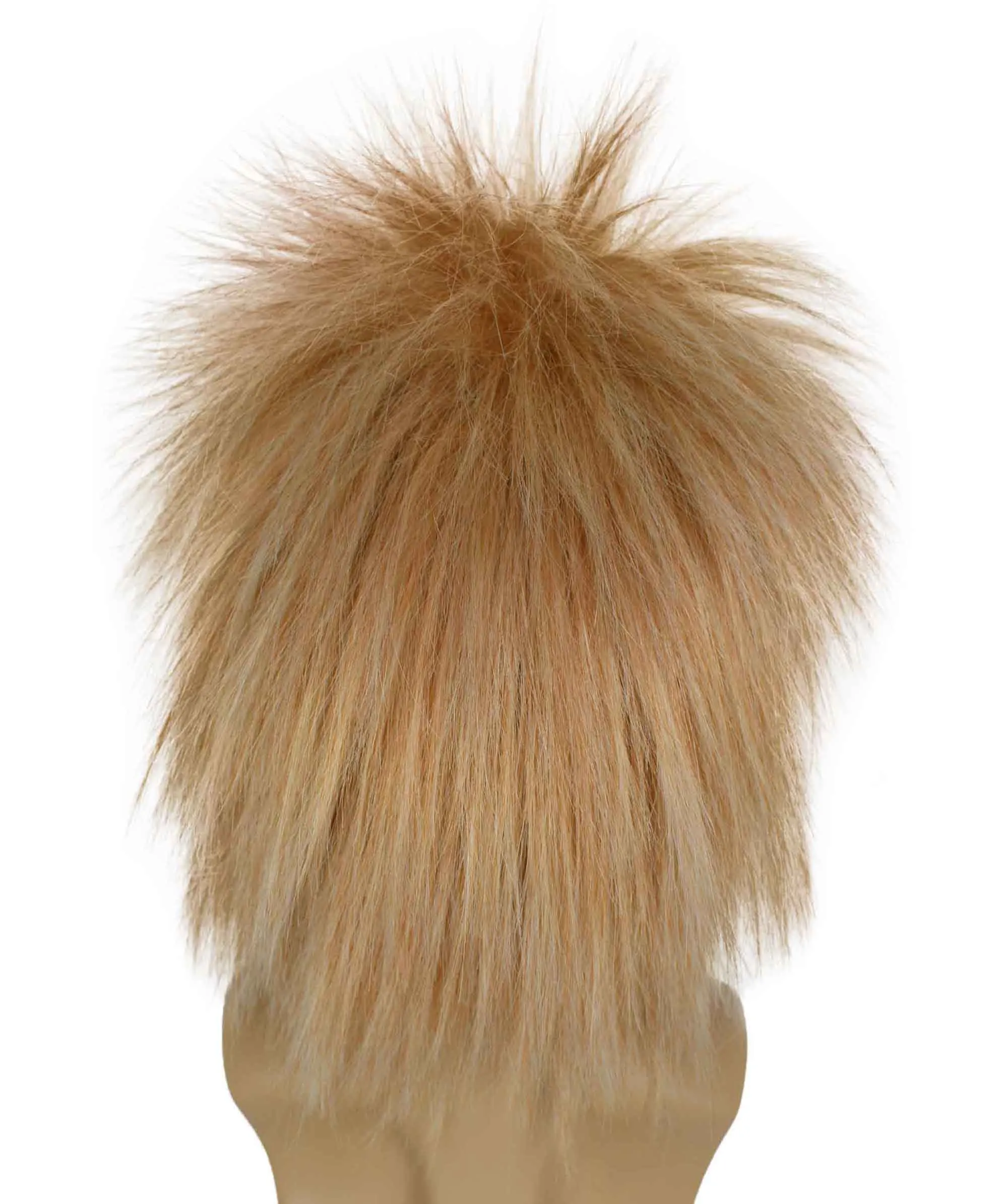 Adult Men's 80’s Rock Style Multi Color Options Wig, Synthetic Soft Fiber Hair, Perfect for your next Festival and Group Anime Party!