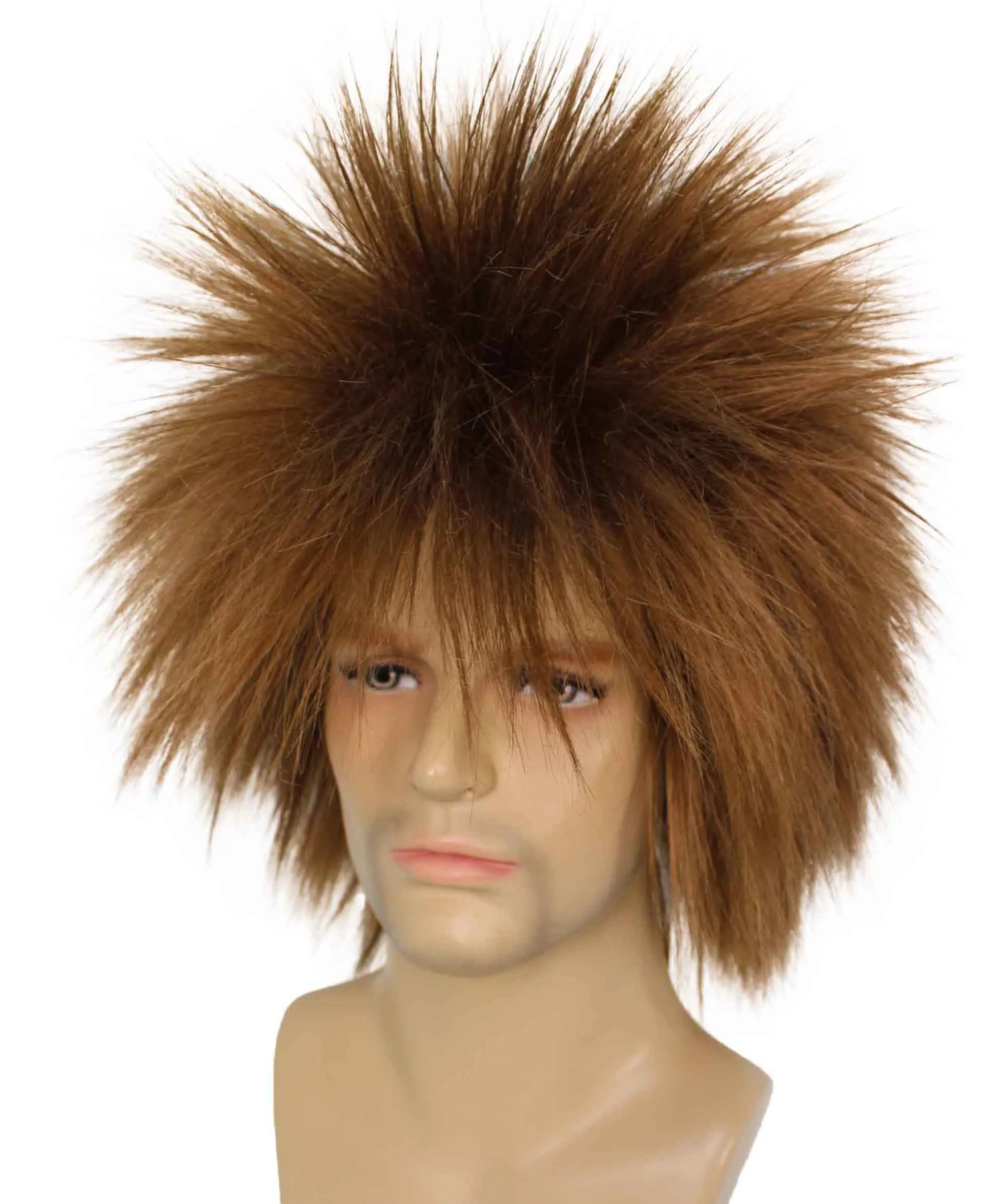 Adult Men's 80’s Rock Style Multi Color Options Wig, Synthetic Soft Fiber Hair, Perfect for your next Festival and Group Anime Party!