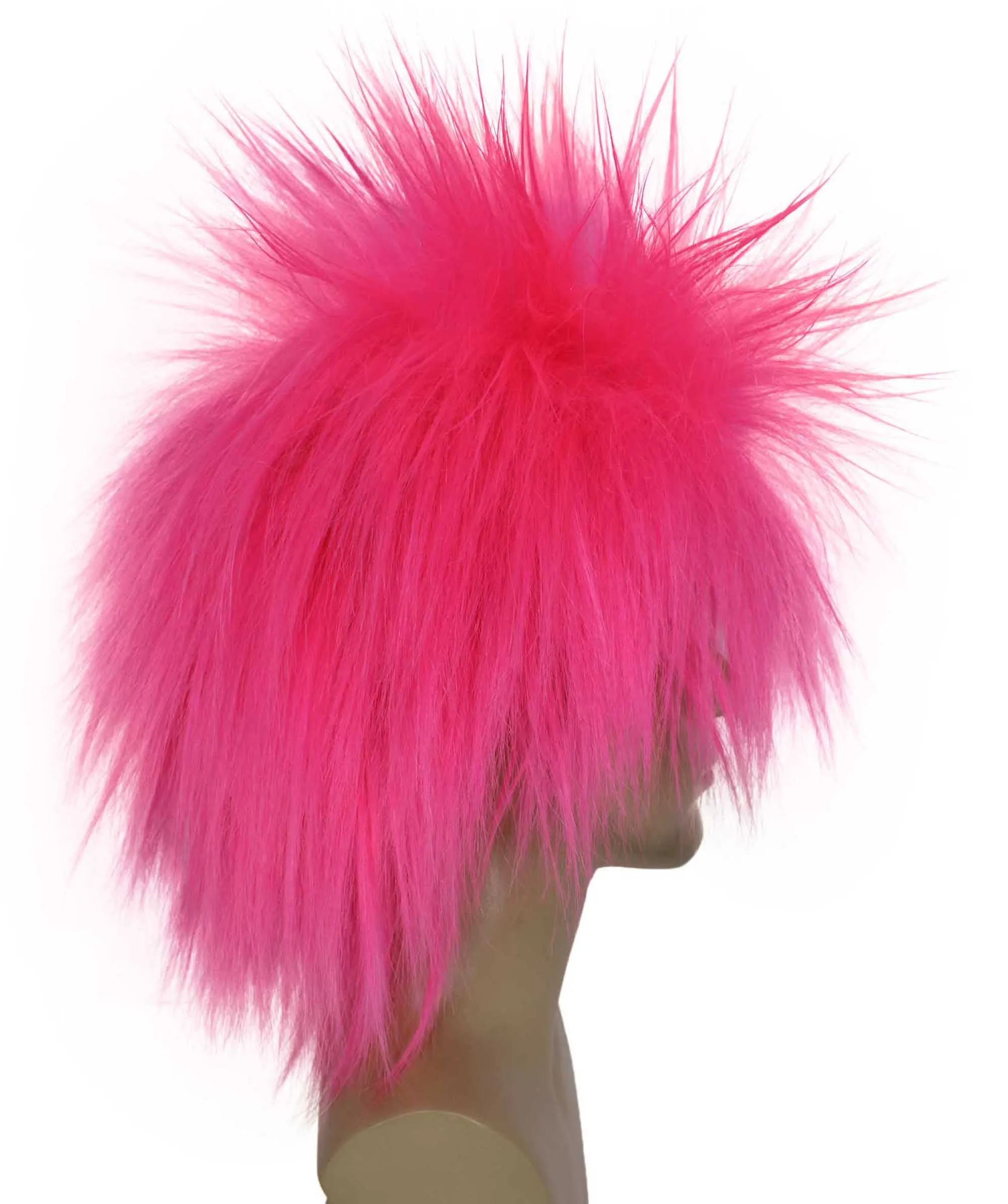 Adult Men's 80’s Rock Style Multi Color Options Wig, Synthetic Soft Fiber Hair, Perfect for your next Festival and Group Anime Party!