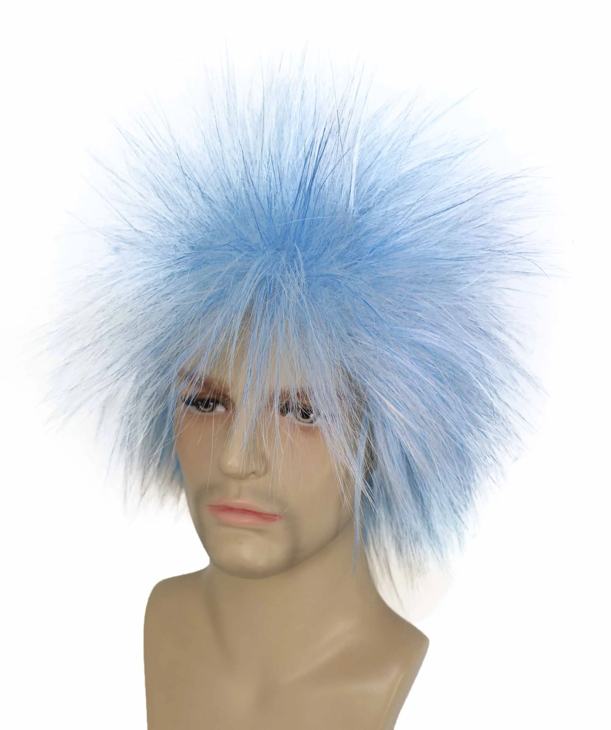 Adult Men's 80’s Rock Style Multi Color Options Wig, Synthetic Soft Fiber Hair, Perfect for your next Festival and Group Anime Party!