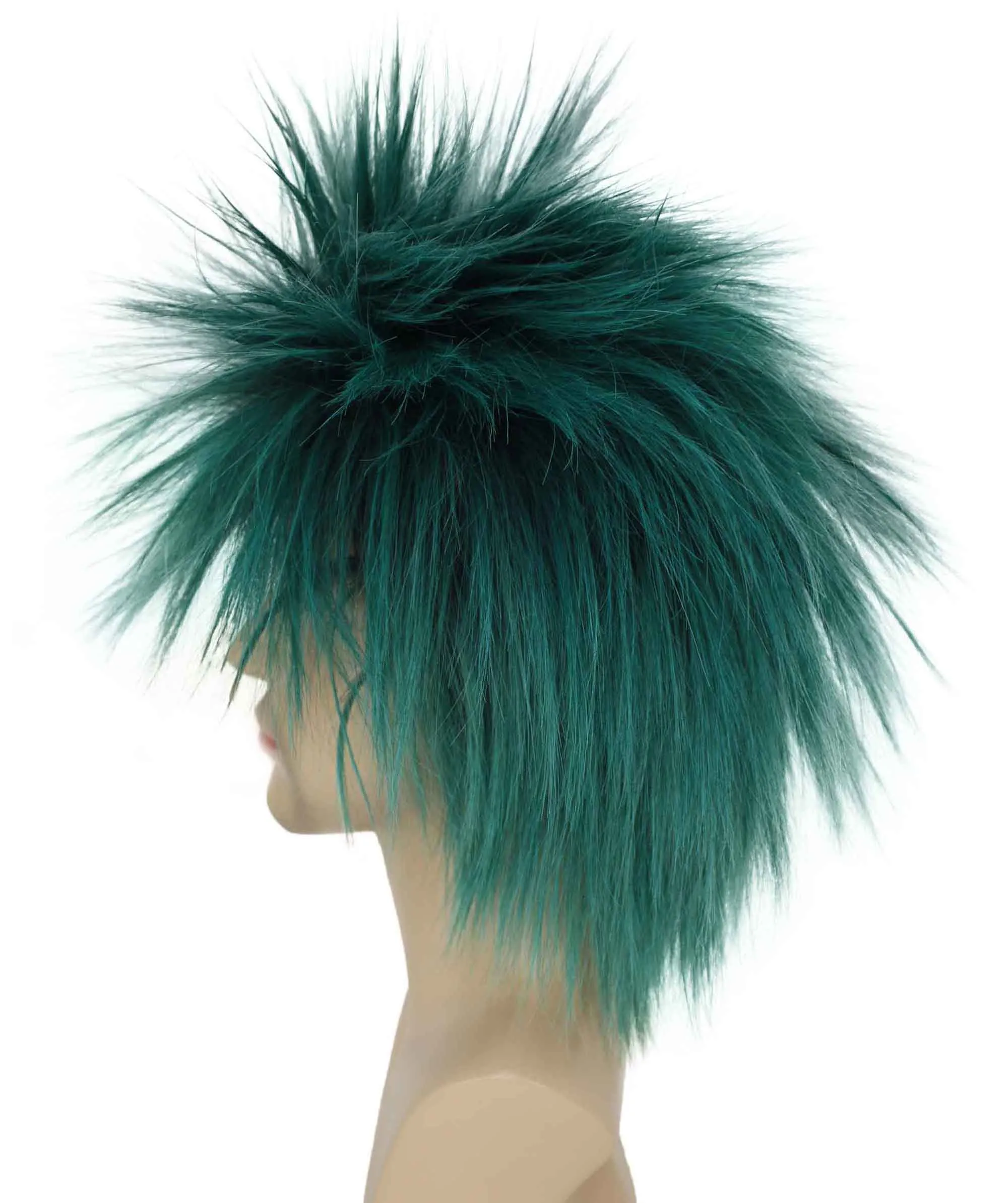 Adult Men's 80’s Rock Style Multi Color Options Wig, Synthetic Soft Fiber Hair, Perfect for your next Festival and Group Anime Party!