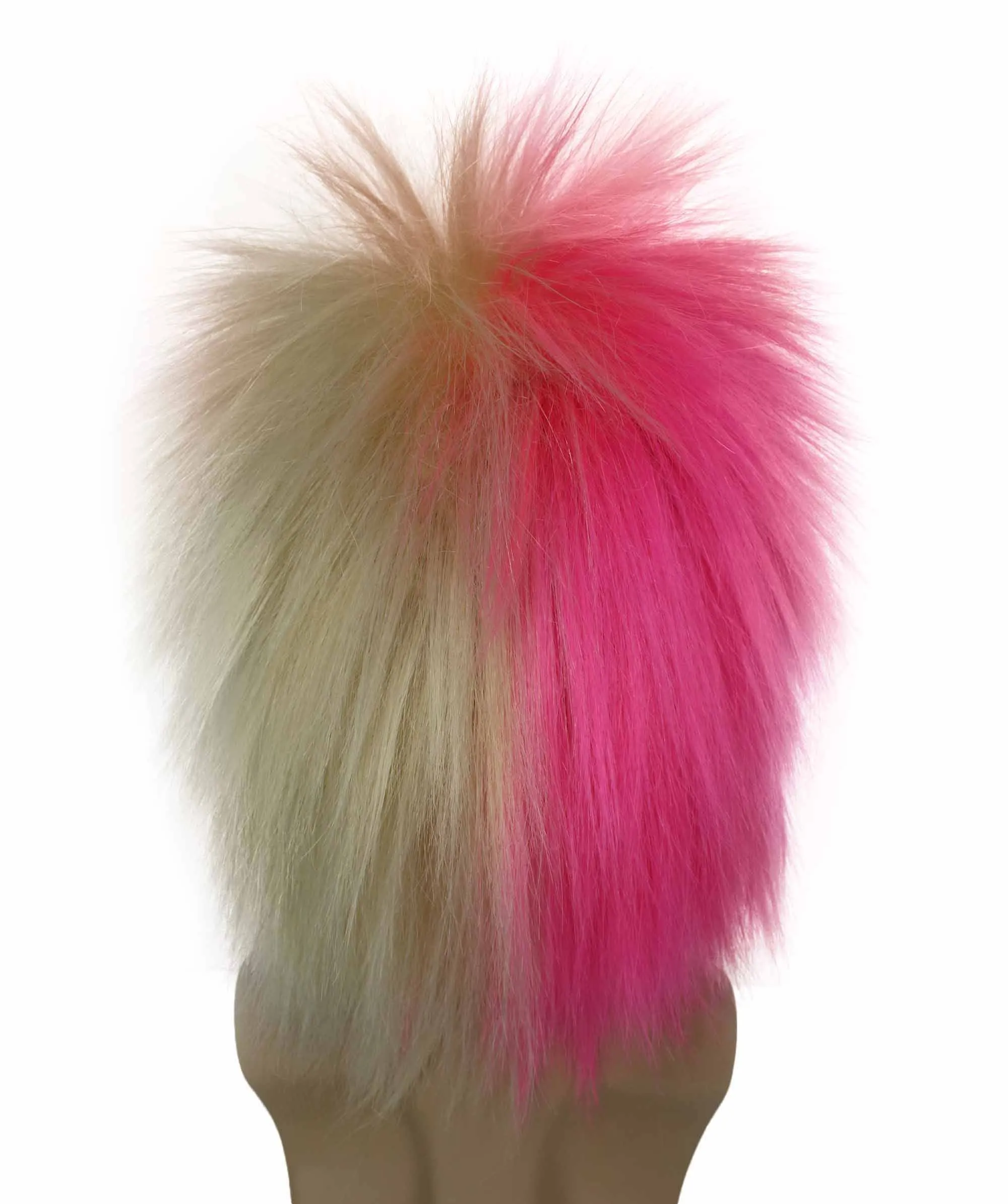 Adult Men's 80’s Rock Style Multi Color Options Wig, Synthetic Soft Fiber Hair, Perfect for your next Festival and Group Anime Party!