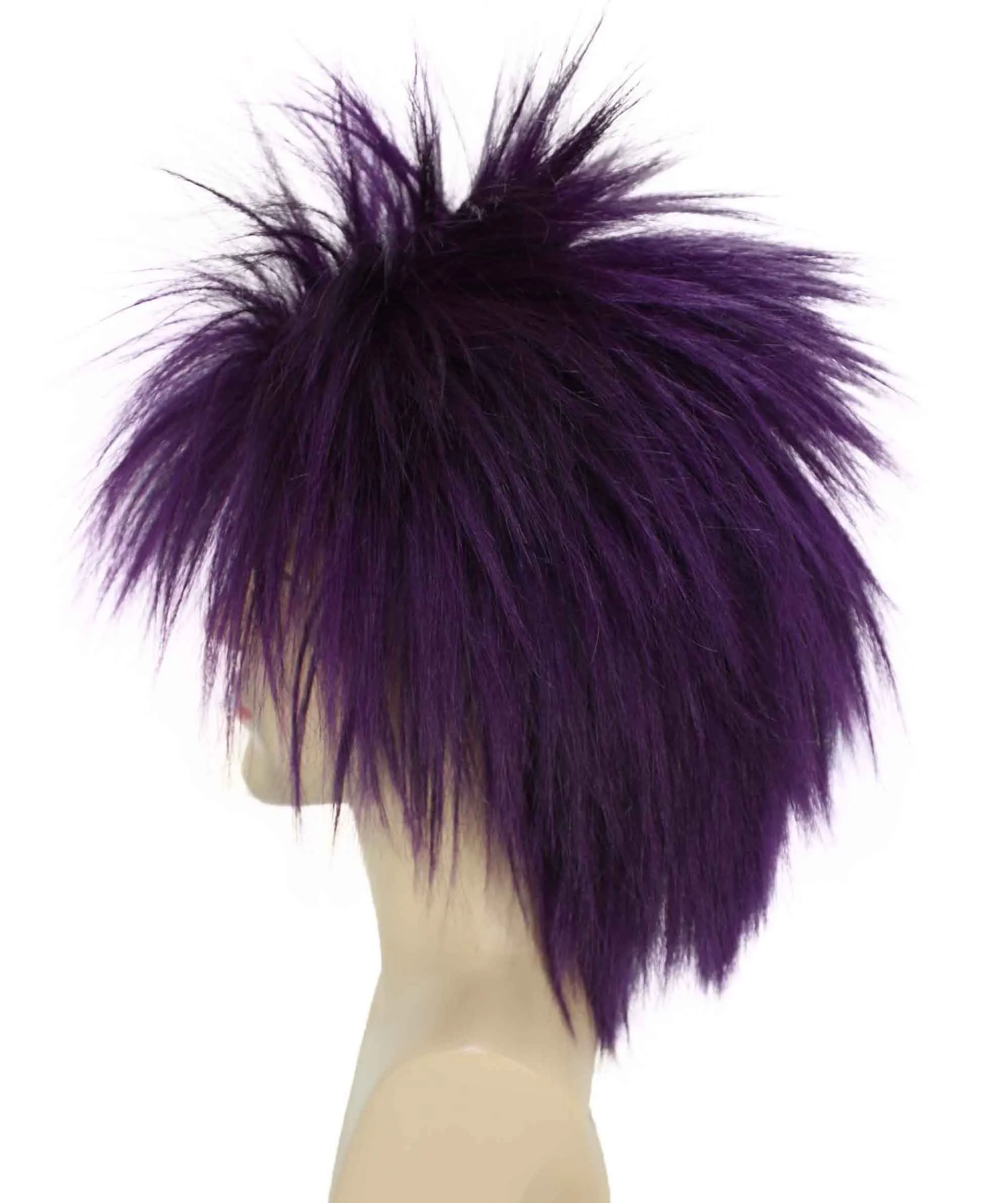 Adult Men's 80’s Rock Style Multi Color Options Wig, Synthetic Soft Fiber Hair, Perfect for your next Festival and Group Anime Party!