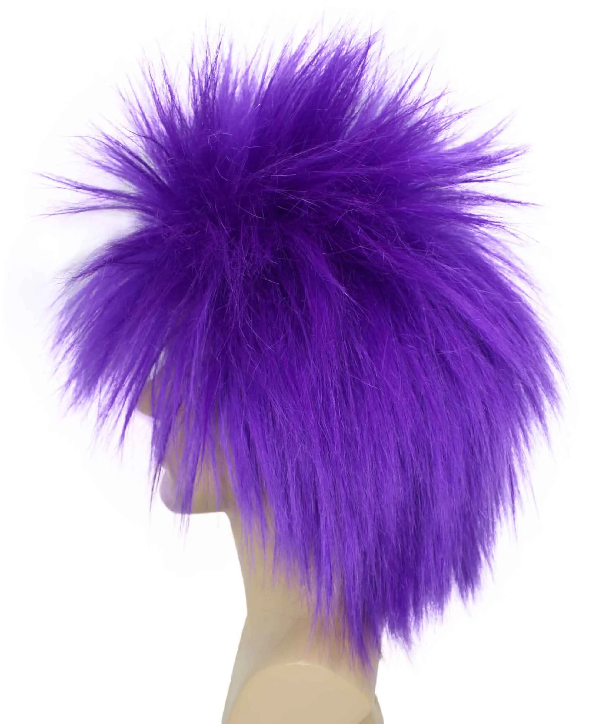 Adult Men's 80’s Rock Style Multi Color Options Wig, Synthetic Soft Fiber Hair, Perfect for your next Festival and Group Anime Party!