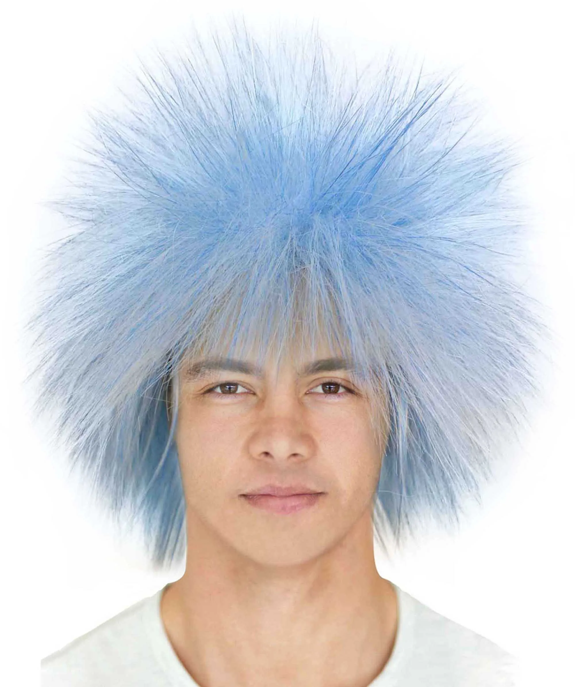 Adult Men's 80’s Rock Style Multi Color Options Wig, Synthetic Soft Fiber Hair, Perfect for your next Festival and Group Anime Party!