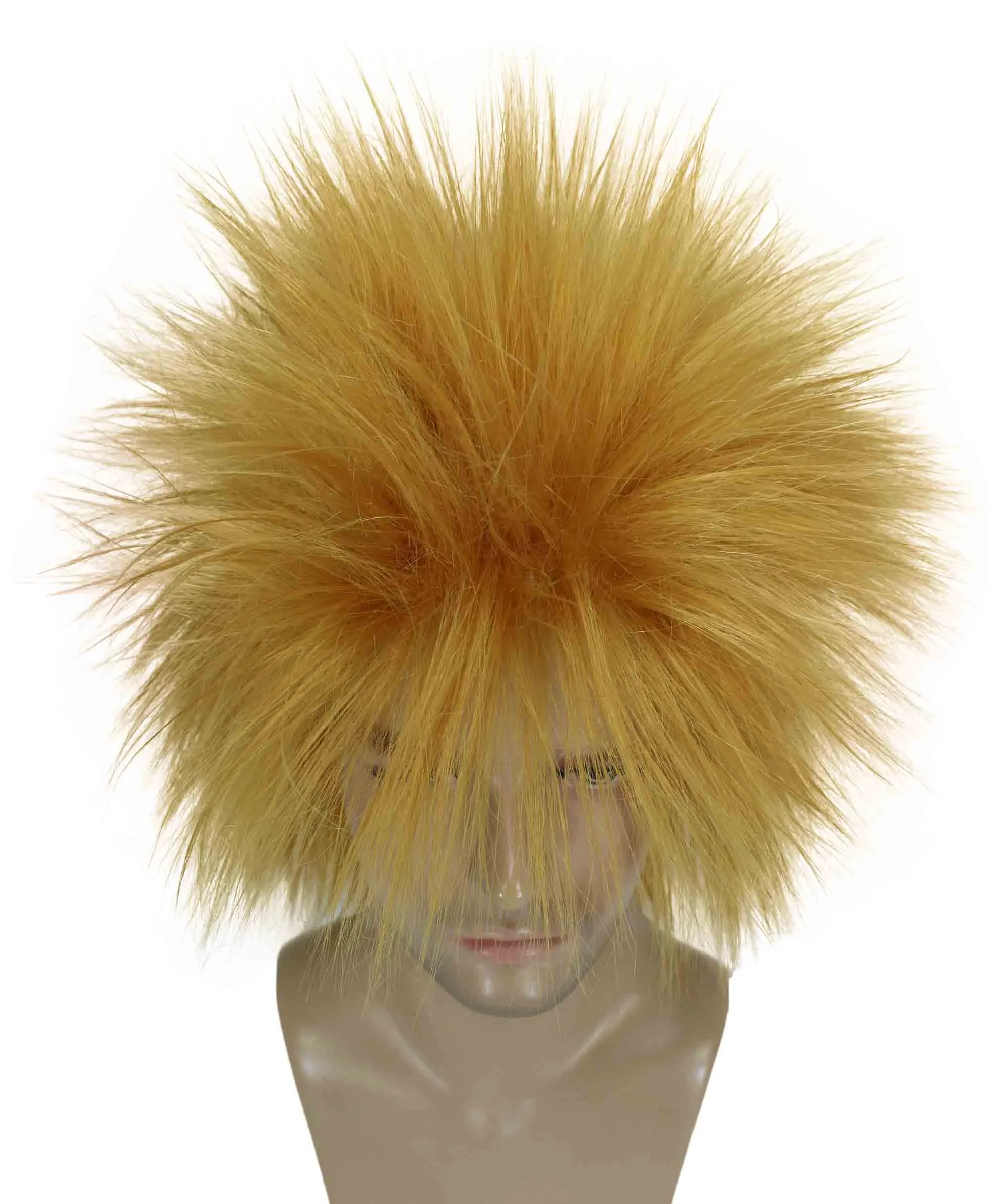 Adult Men's 80’s Rock Style Multi Color Options Wig, Synthetic Soft Fiber Hair, Perfect for your next Festival and Group Anime Party!