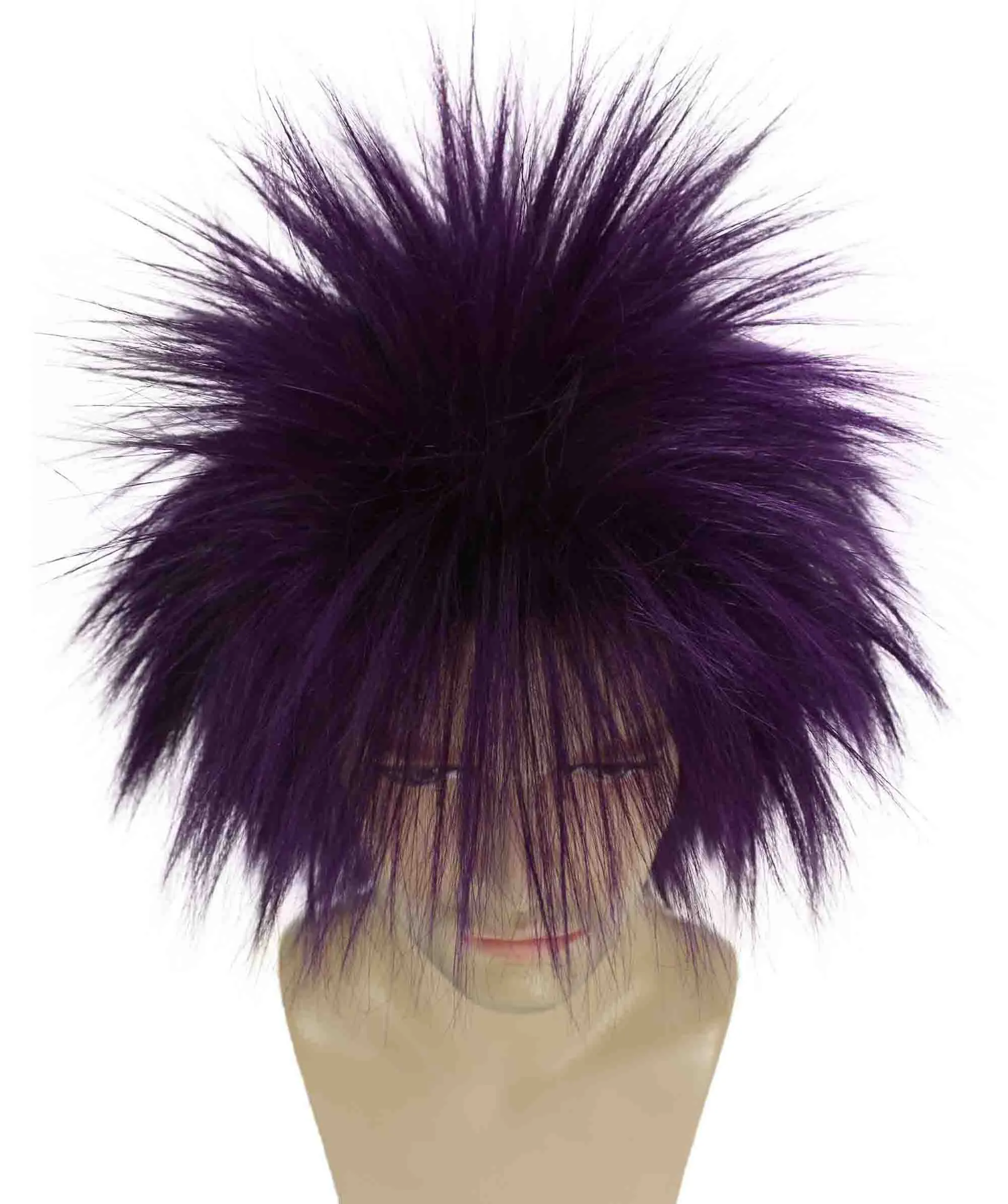 Adult Men's 80’s Rock Style Multi Color Options Wig, Synthetic Soft Fiber Hair, Perfect for your next Festival and Group Anime Party!
