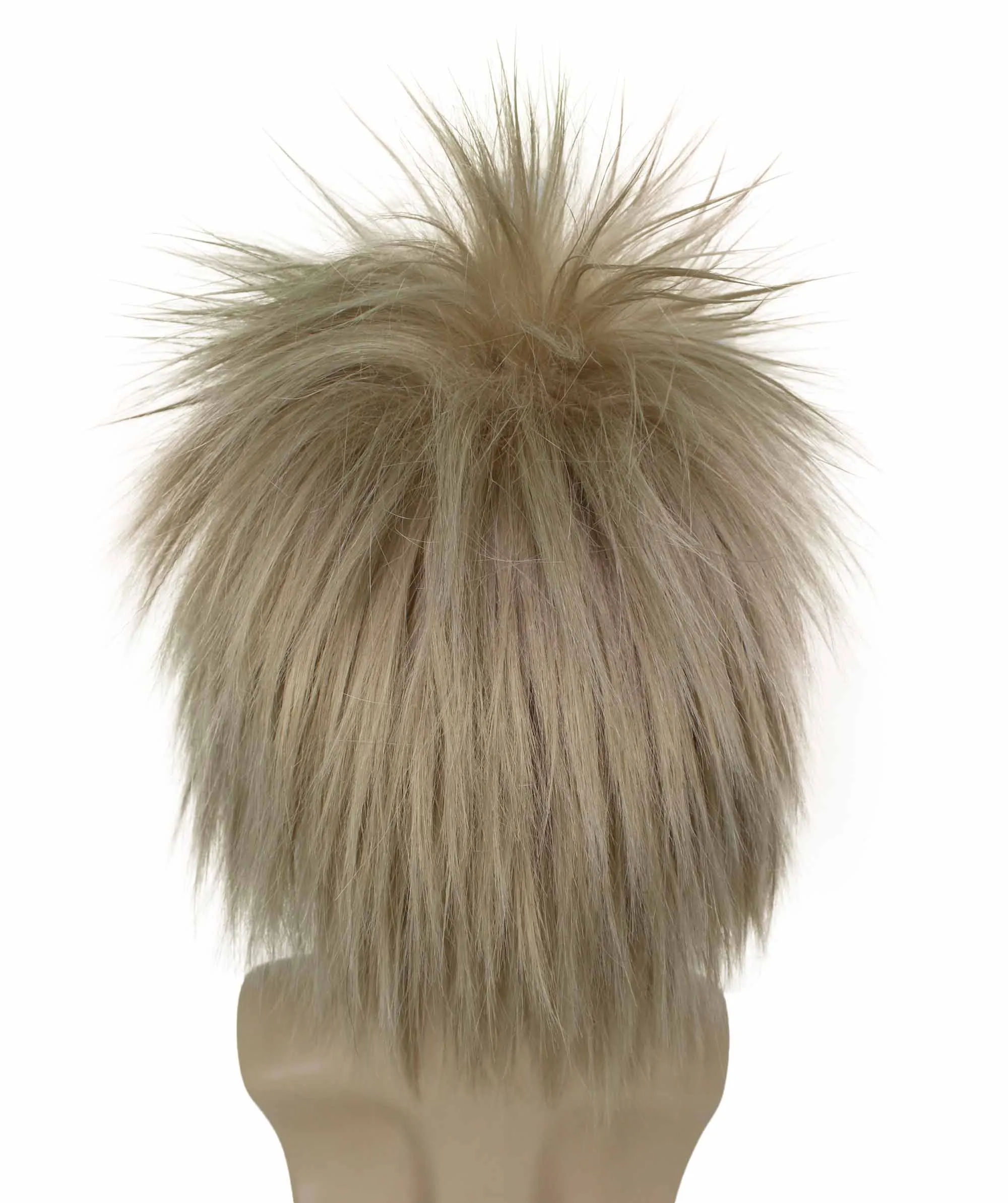 Adult Men's 80’s Rock Style Multi Color Options Wig, Synthetic Soft Fiber Hair, Perfect for your next Festival and Group Anime Party!