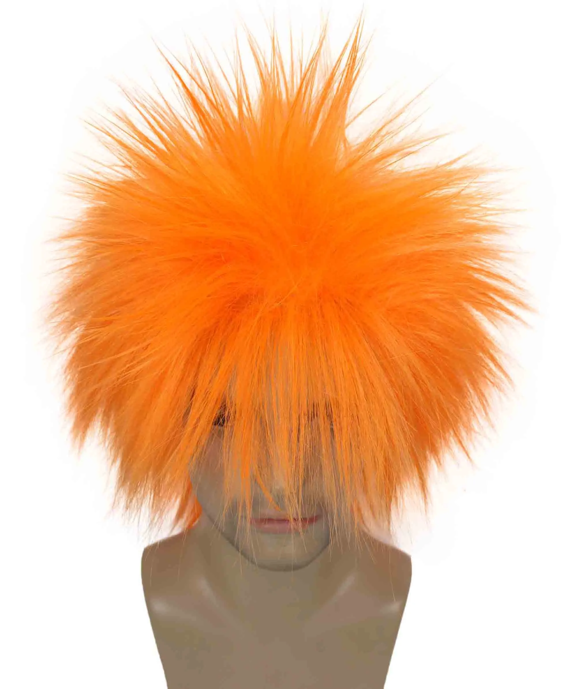Adult Men's 80’s Rock Style Multi Color Options Wig, Synthetic Soft Fiber Hair, Perfect for your next Festival and Group Anime Party!