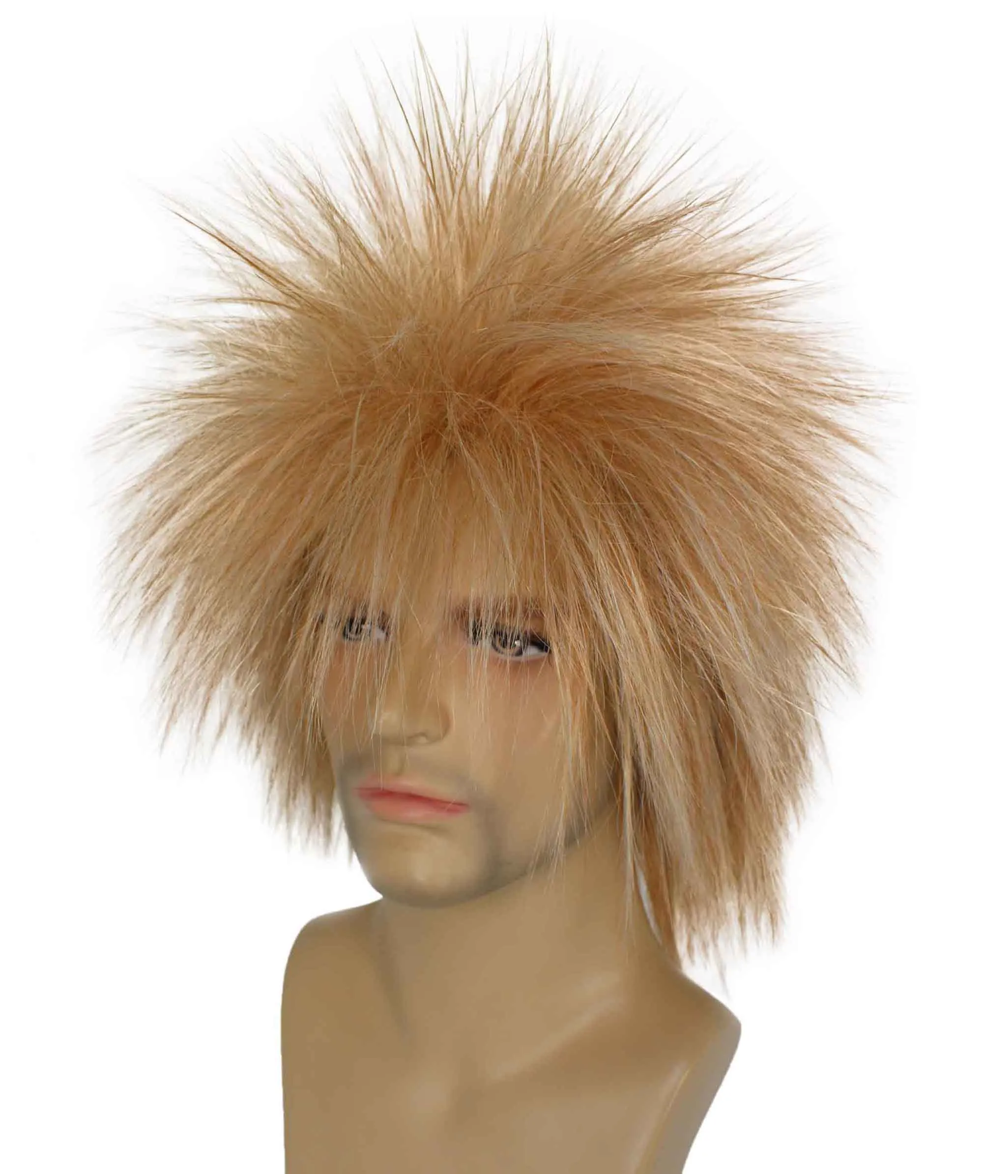 Adult Men's 80’s Rock Style Multi Color Options Wig, Synthetic Soft Fiber Hair, Perfect for your next Festival and Group Anime Party!